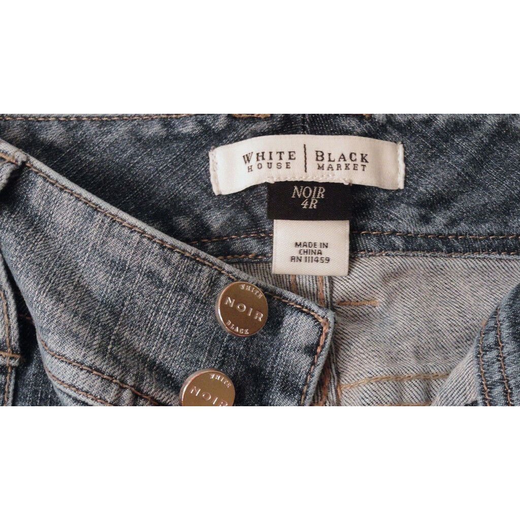 White House Black Market White House Black Market 4R Jeans Womens Denim Flare Leg Blu Size 30" / US 8 / IT 44 - 2 Thumbnail