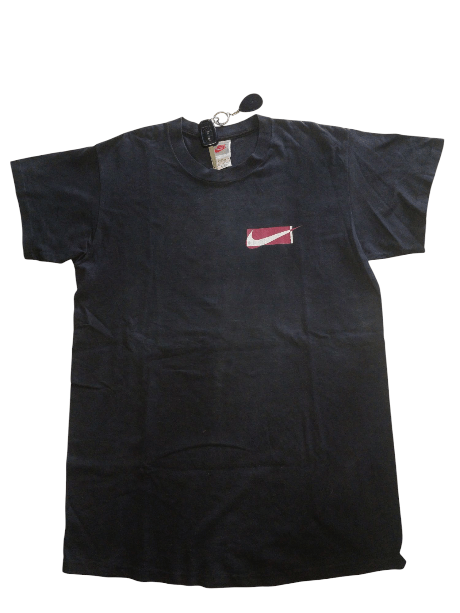 Nike × Vintage Vintage Nike Logo Box Grey Tag Size US L / EU 52-54 / 3 - 1 Thumbnail