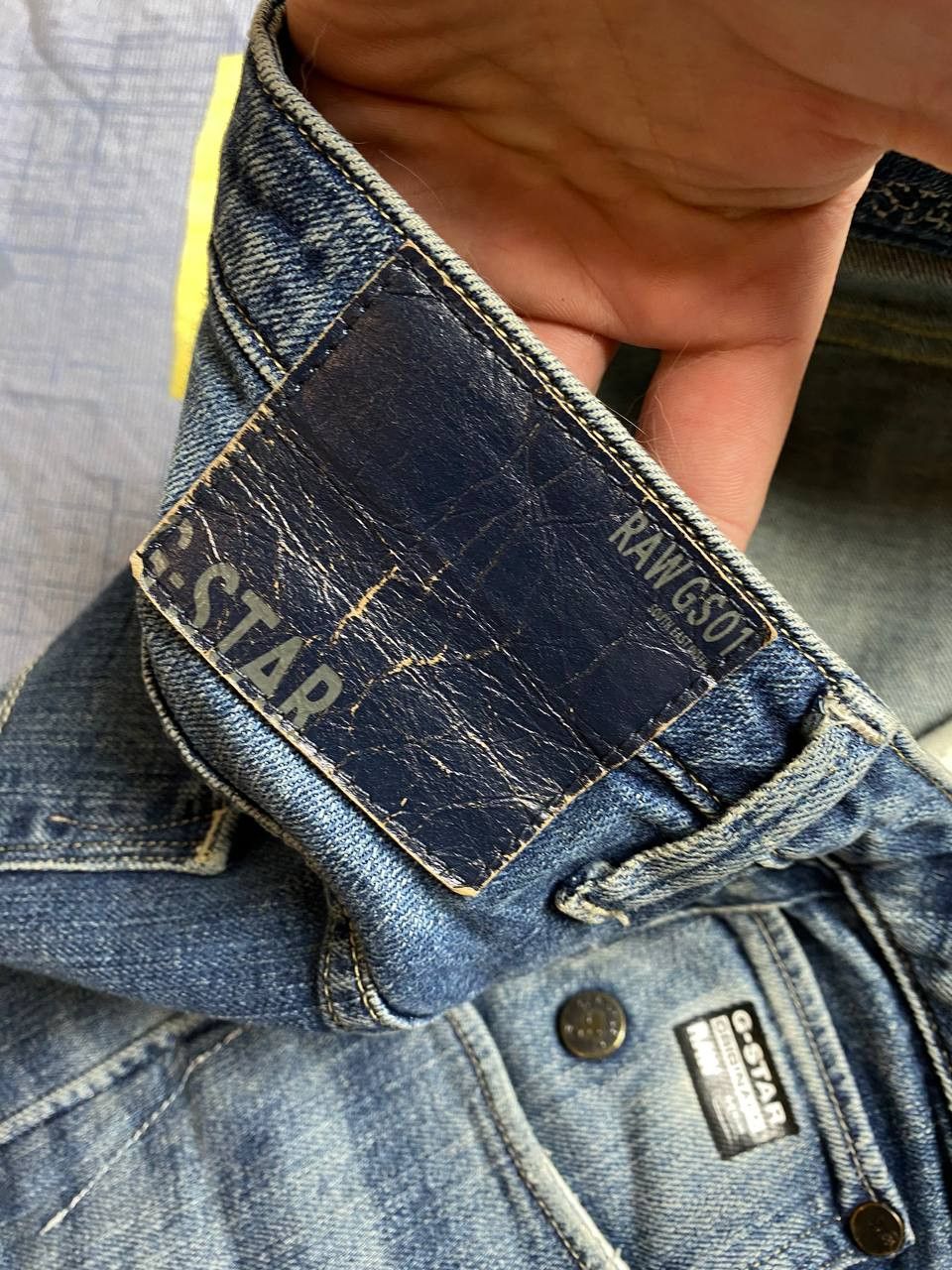 G-Star Vintage G Star Raw Denim Jeans Y2K Size US 30 / EU 46 - 24 Thumbnail