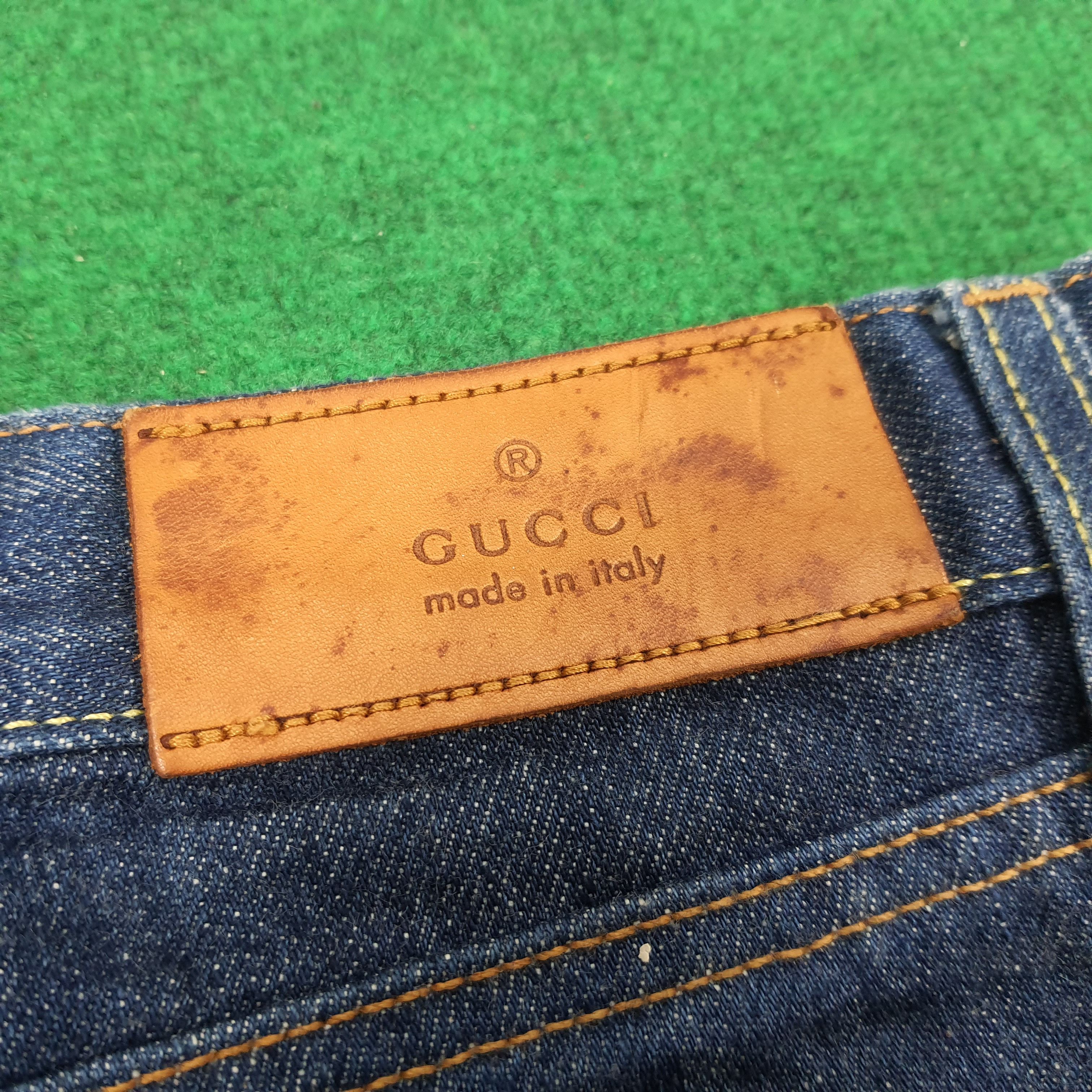 Gucci Vintage GUCCI Italian Brand Short Jeans Size US 27 - 3 Thumbnail