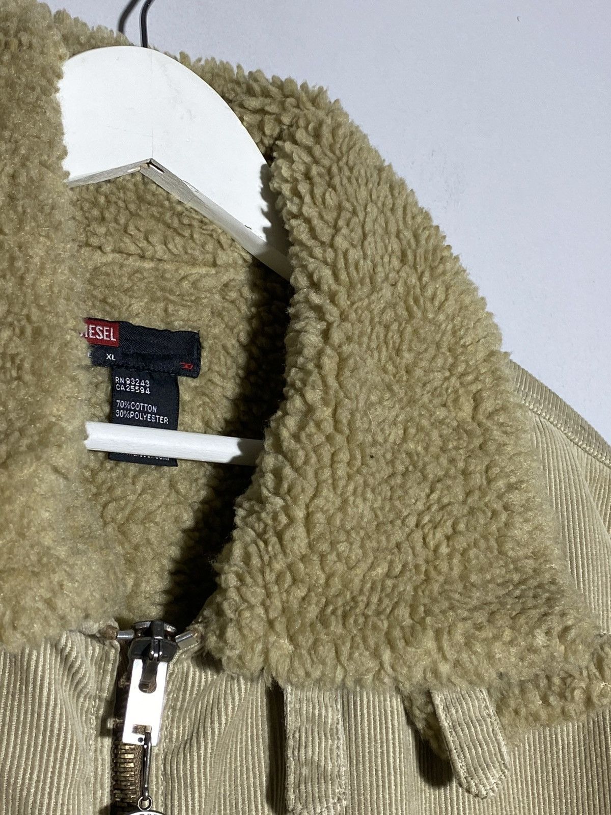 Diesel Diesel Y2k Vintage Rare 2005 Corduroy Flight Bomber Jacket Size XL / US 12-14 / IT 48-50 - 14 Thumbnail