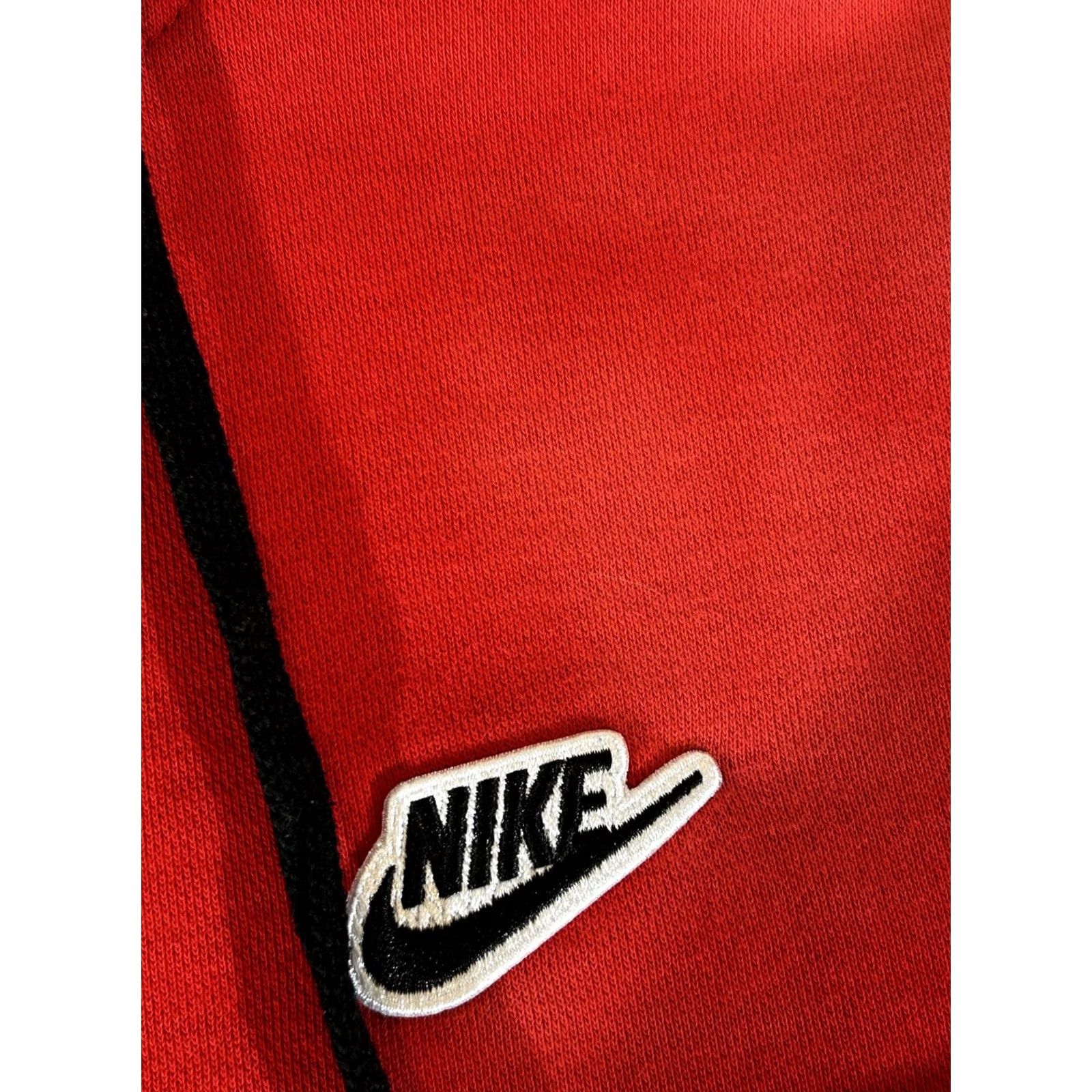 Nike Nike Jacket Hoodie Mens Small Fleece Full Zip Red Colorblock Sportswear Sweatshirt Capable for Gym & Training Mens Size US S / EU 44-46 / 1 - 5 Thumbnail