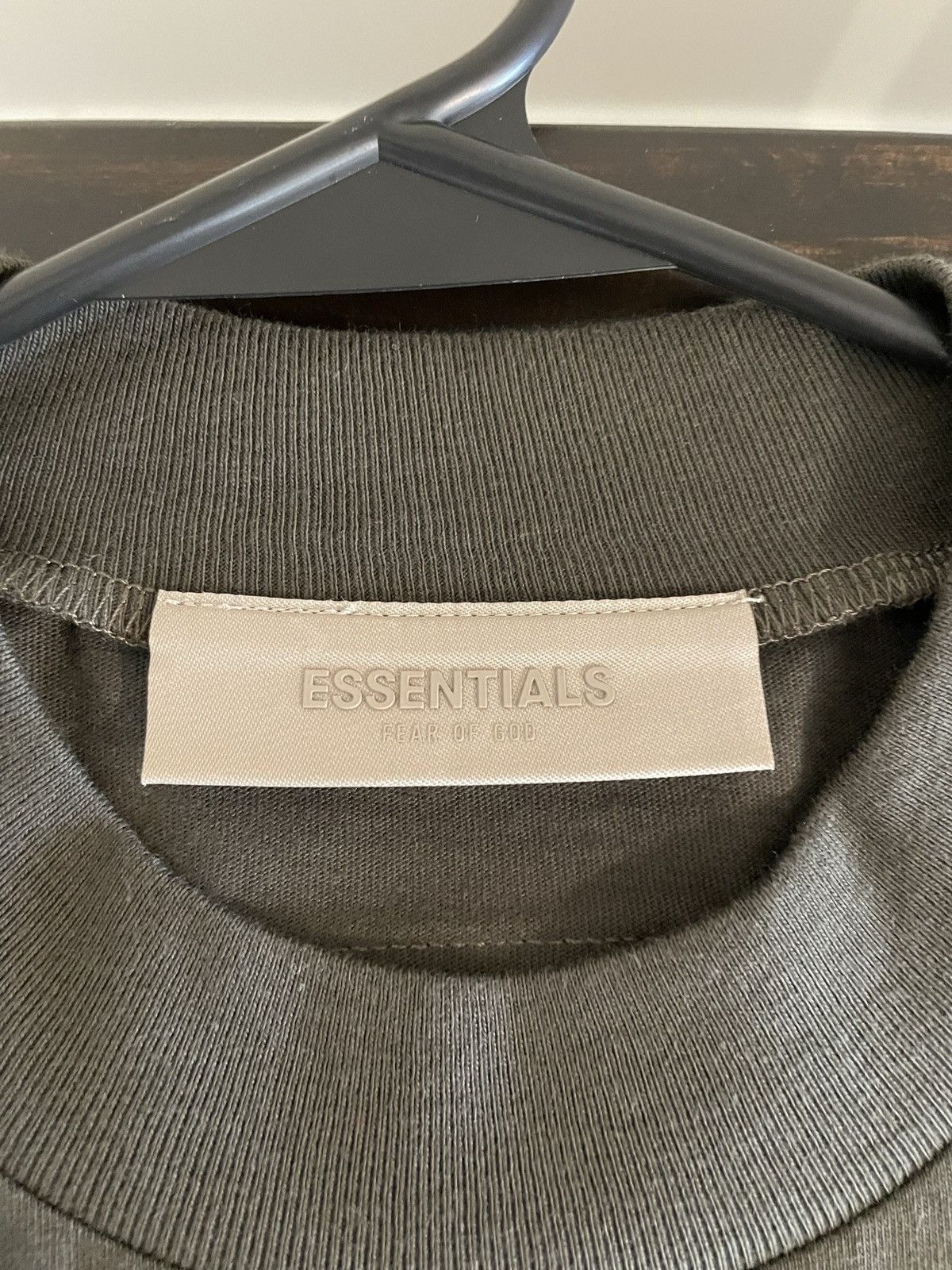 Essentials × Fear of God Essentials T-Shirt - Size XS - Off Black - Fear Of God Size US XS / EU 42 / 0 - 4 Thumbnail