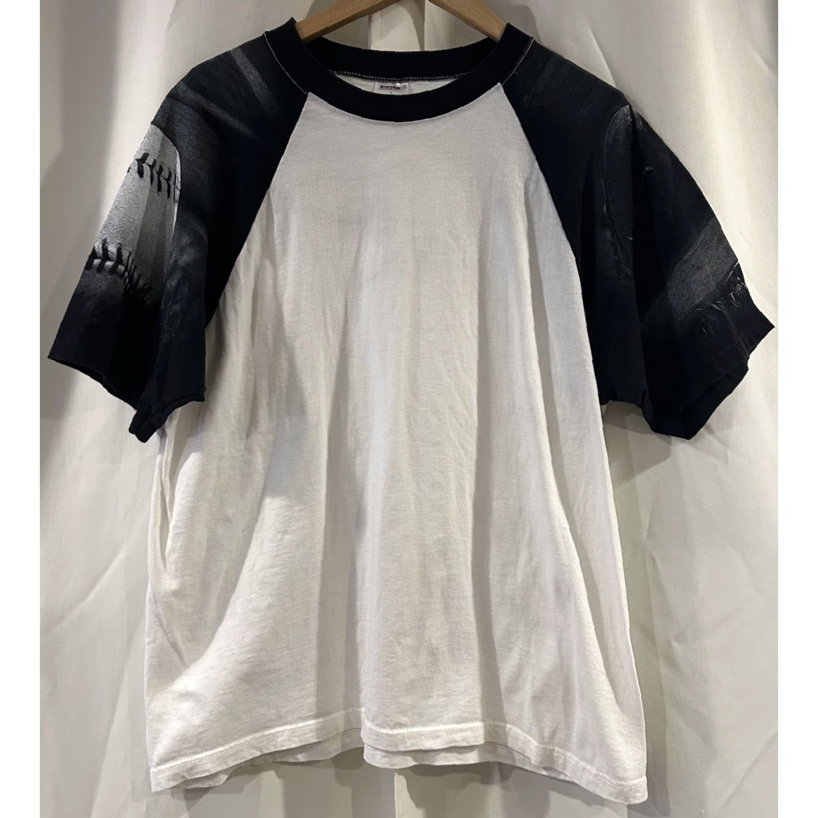 Vintage VINTAGE everyday life Baseball T-shirt Sleeve Print Size L Crew Neck Short Sleeve Mens Gray Cotton USA MLB Graphics Shirt Size US L / EU 52-54 / 3 - 2 Thumbnail