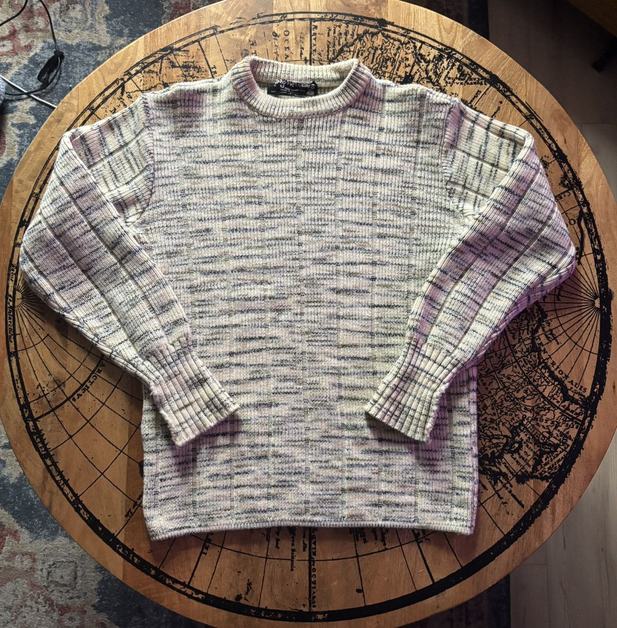 Vintage Vintage 80s Terry Williams Wool Nep Knit Sweater Size US S / EU 44-46 / 1 - 1 Thumbnail