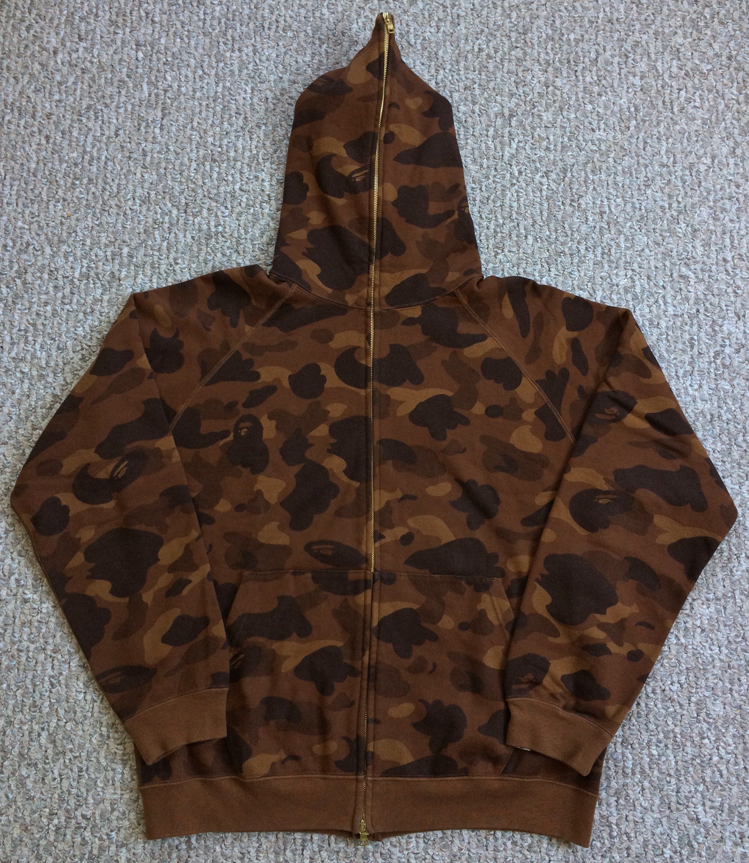 Bape OG Bape Brown Camo Full Zip Hoodie Size US M / EU 48-50 / 2 - 2 Thumbnail