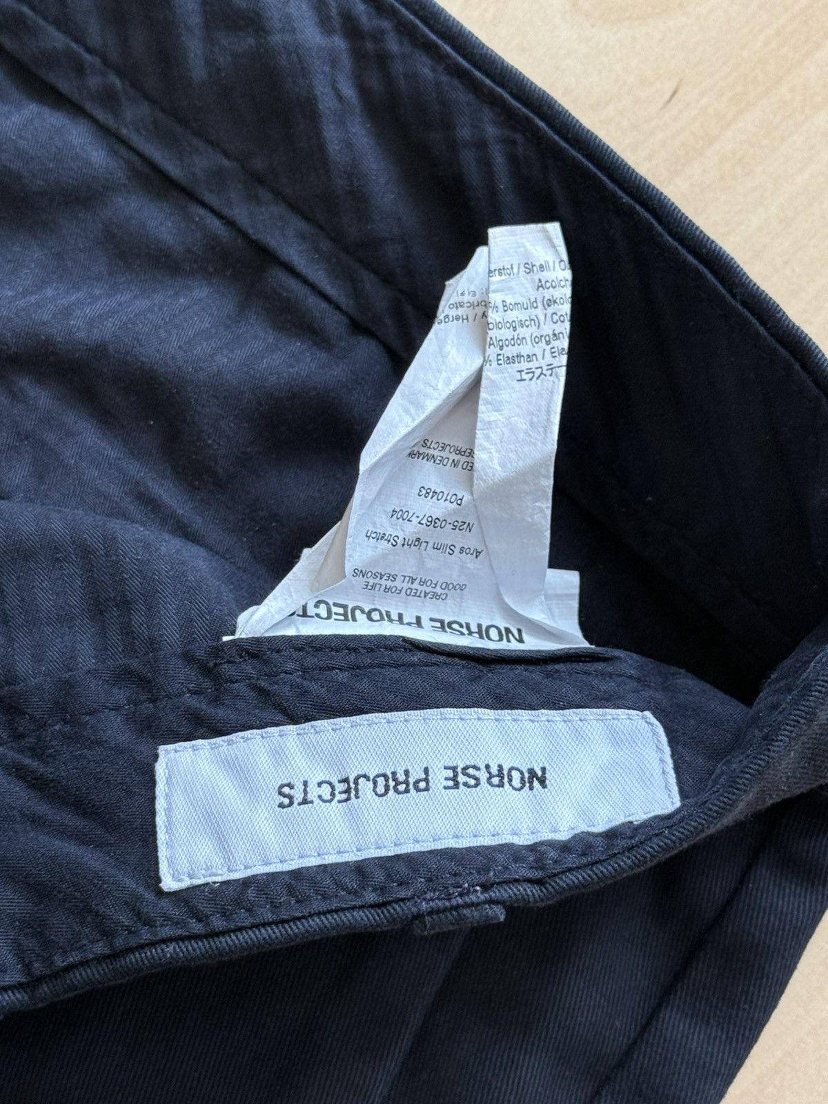 Norse Projects Norse Projects Aros Slim Light stretch chino trousers pants Size US 32 / EU 48 - 6 Thumbnail