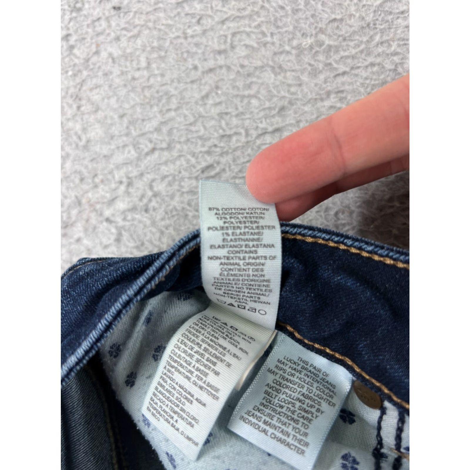 Lucky Brand Lucky Brand Jeans Women 2 Blue Denim Tapered Skinny Low Rise 5-Pocket Cotton Blend Size 26" / US 2 / IT 38 - 4 Thumbnail