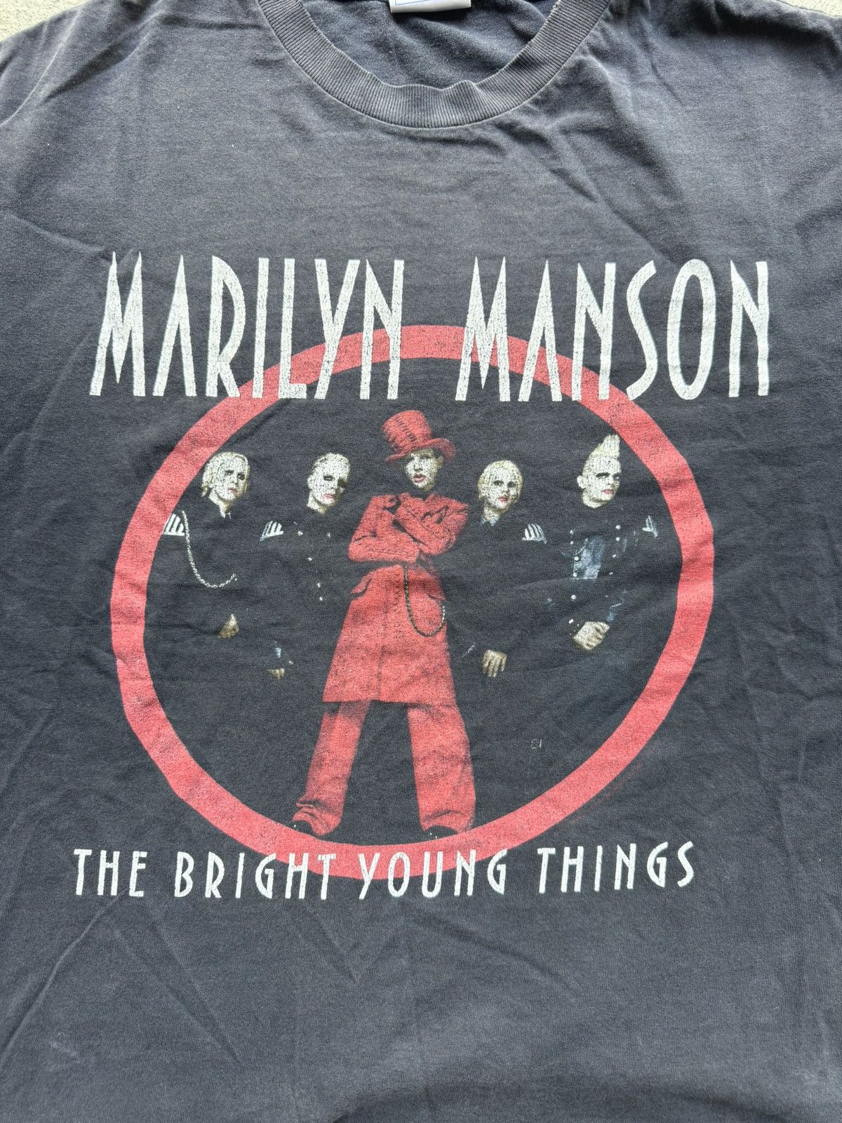 Band Tees × Marilyn Manson × Vintage Marilyn Manson Bright Young Things shirt L Original Size US L / EU 52-54 / 3 - 3 Thumbnail