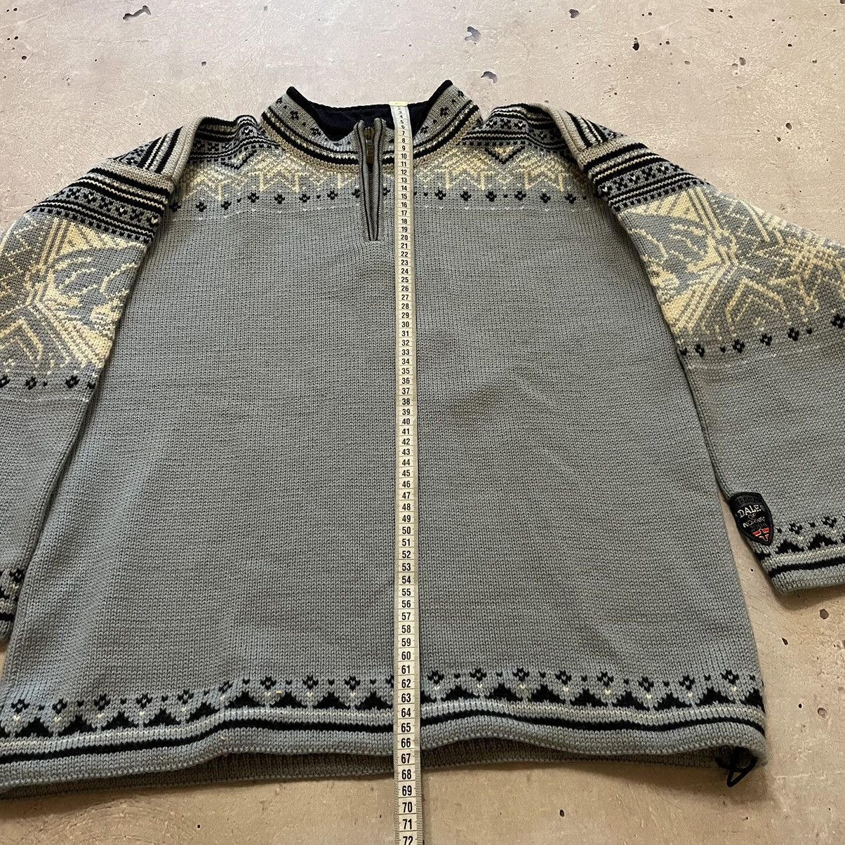 Dale Of Norway × Vintage Dale of Norway quarter zip knit womens jumper sweater M Size M / US 6-8 / IT 42-44 - 3 Thumbnail