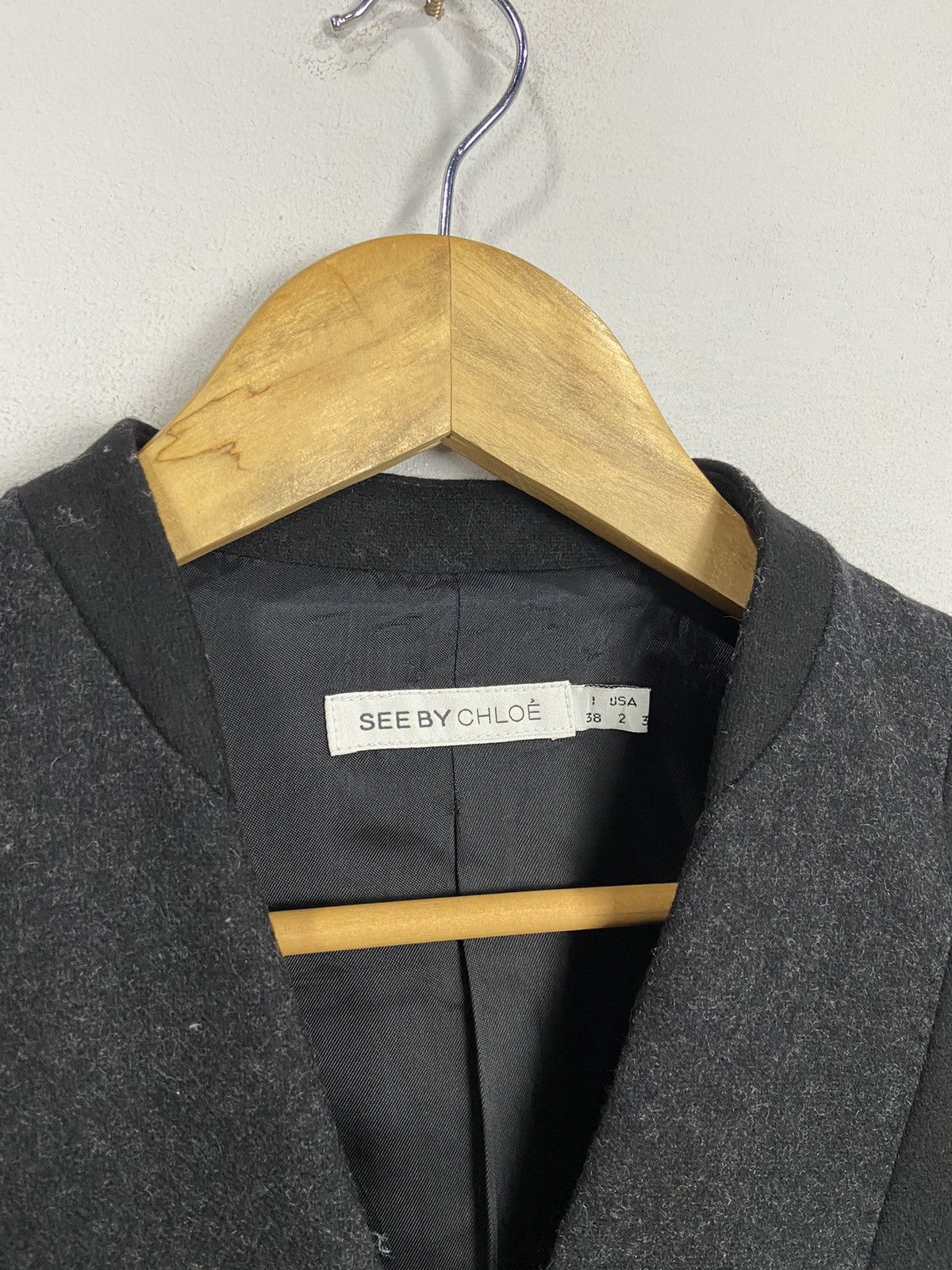 Other × See by Chloe See By Chloe Wool Breasted Coat Size XS / US 0-2 / IT 36-38 - 4 Thumbnail