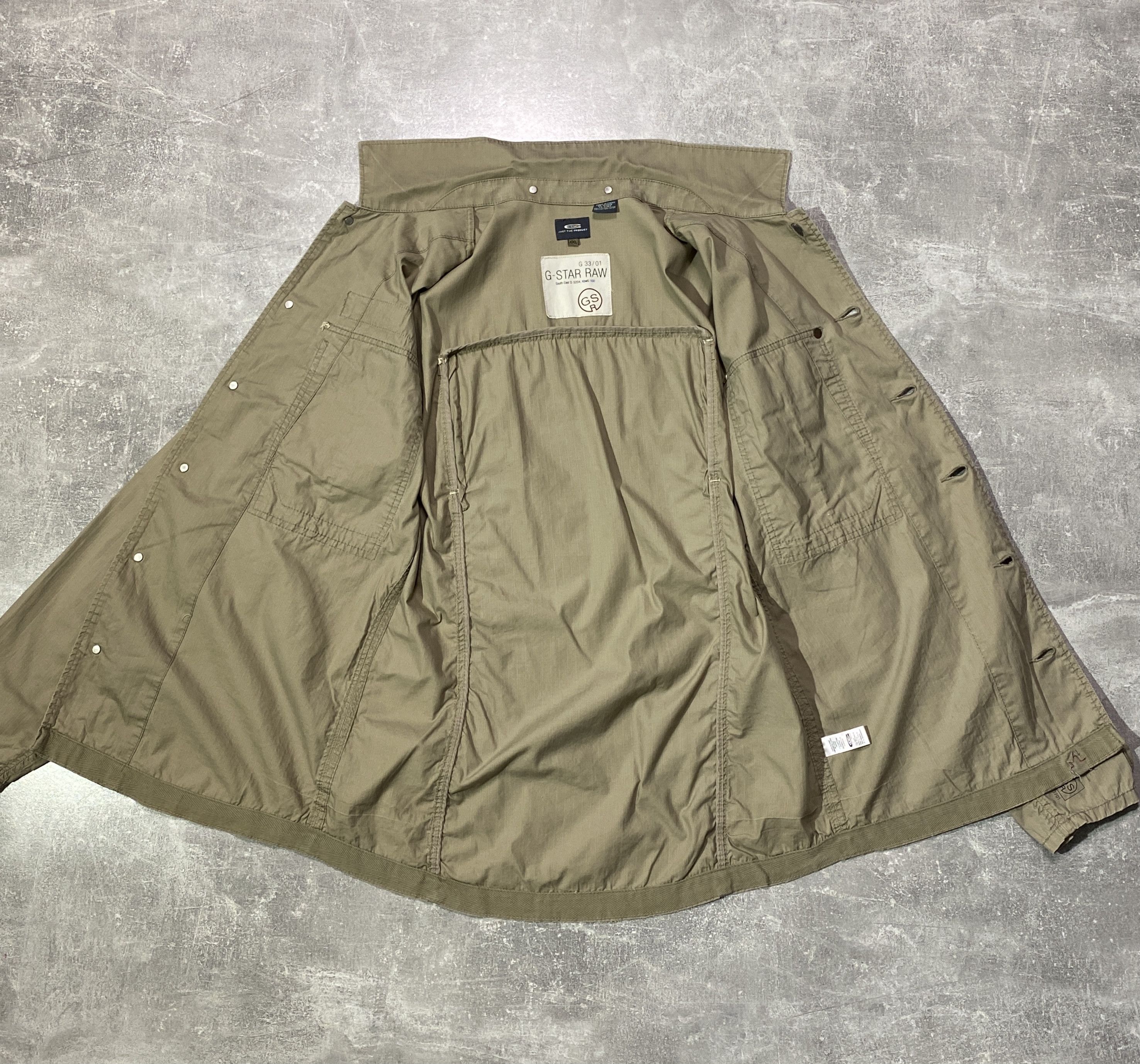 G-Star Vintage Y2K G-STAR Military Canvas Jacket Size US M / EU 48-50 / 2 - 3 Thumbnail