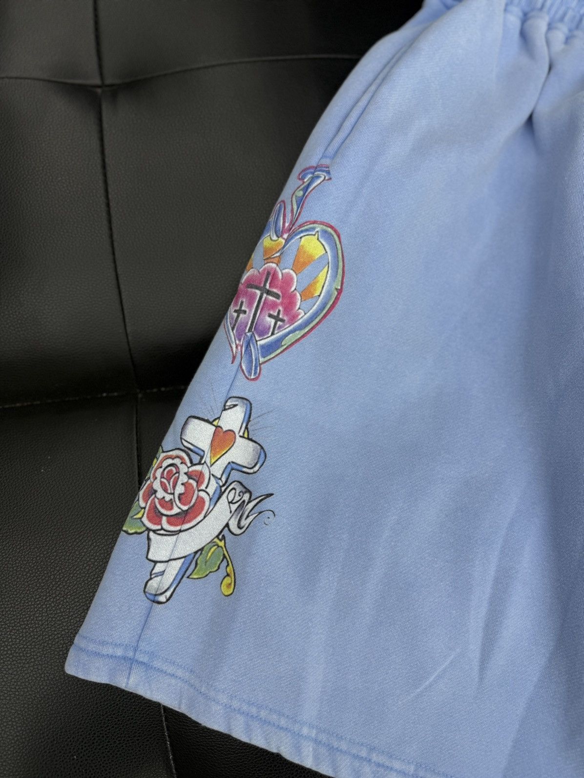 Other We Are Righteous Blue Cotton Shorts Size Large (NEW) Size US 33 - 3 Thumbnail