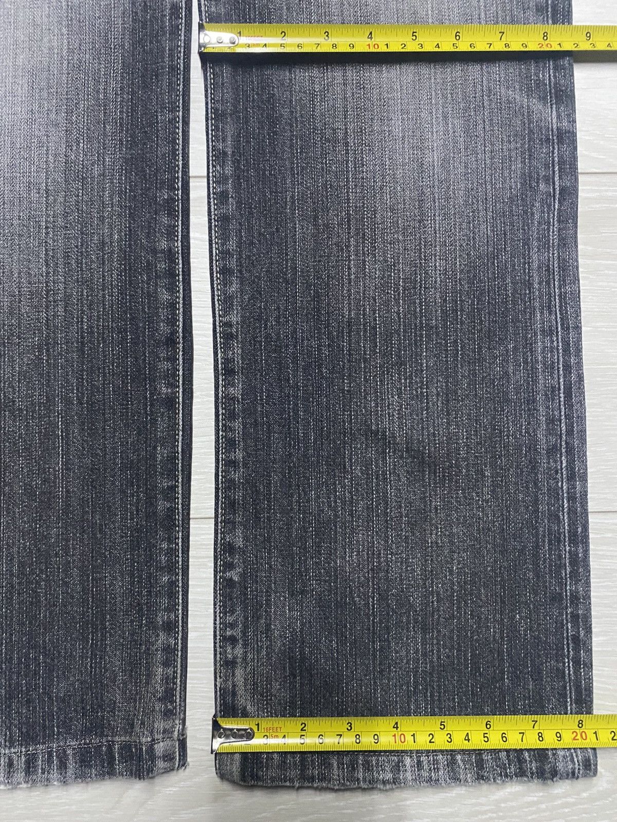 Undercover × Uniqlo Vintage Uniqlo Broken Denim Fade Grey Wash Distressed Jeans Size US 34 / EU 50 - 15 Thumbnail