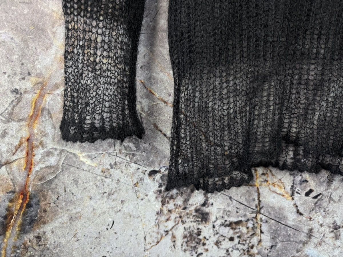 Diesel Black Gold Diesel Dress and Impress Distressed Black Knit Sweater SizeS Size US S / EU 44-46 / 1 - 5 Thumbnail