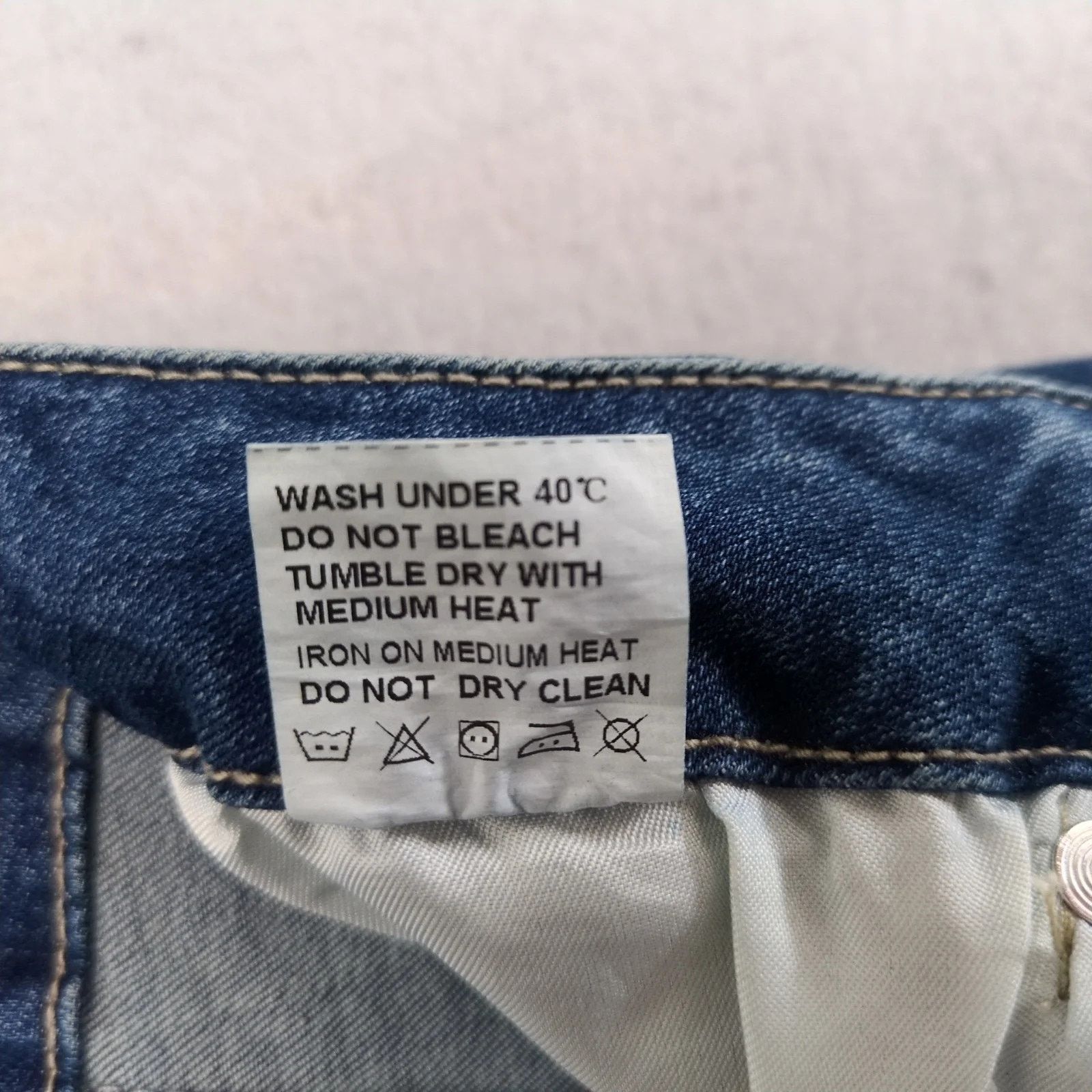Other NWT KDF Flare Leg Jeans Women's 8 Tie Belt 28x32" High Rise Size 30" / US 8 / IT 44 - 9 Thumbnail