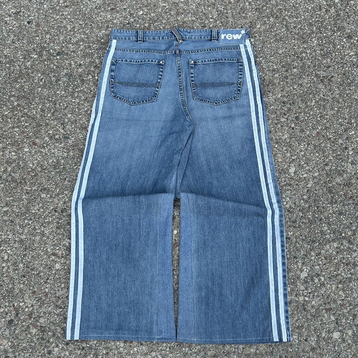 Handmade rew* adidas jeans Size US 34 / EU 50 - 4 Thumbnail