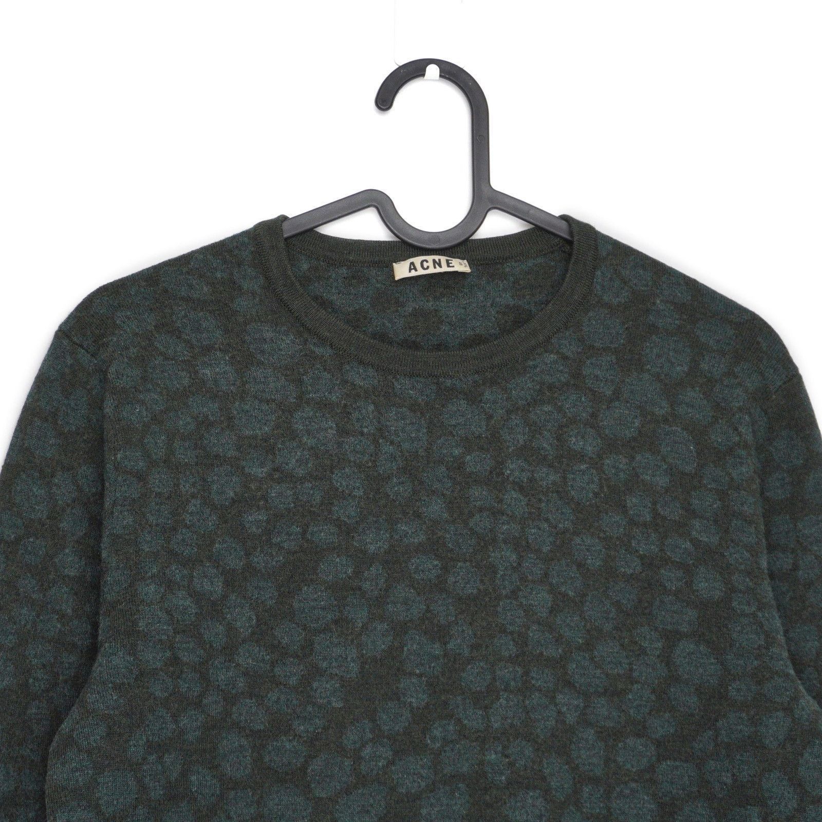 Acne Studios Acne Studios Clissold Printed Multicolor Lana Wool Sweater Size S / US 4 / IT 40 - 2 Thumbnail