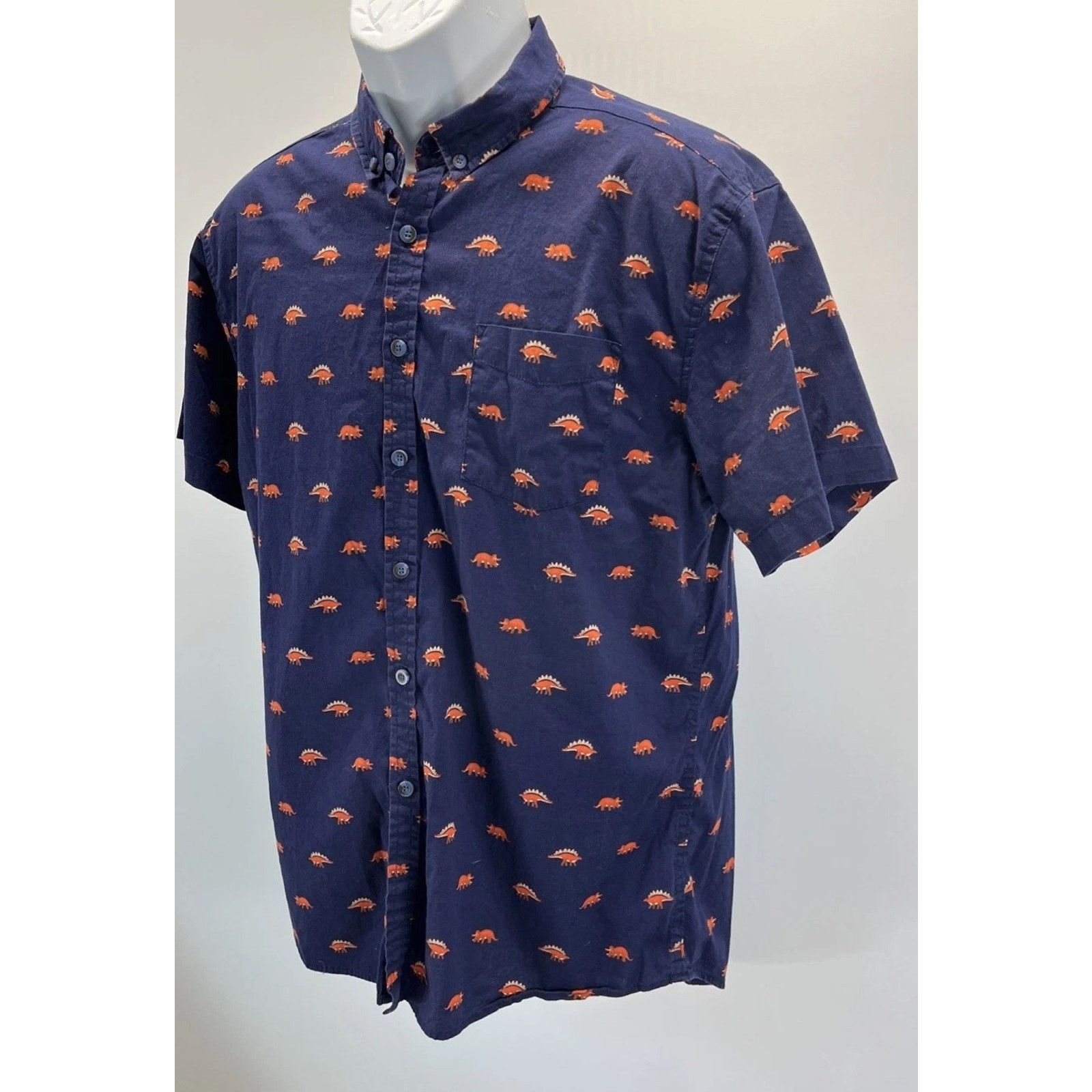 Other Five Points Slim Fit Shirt Men's L Navy Blue Pattern Size US L / EU 52-54 / 3 - 3 Thumbnail