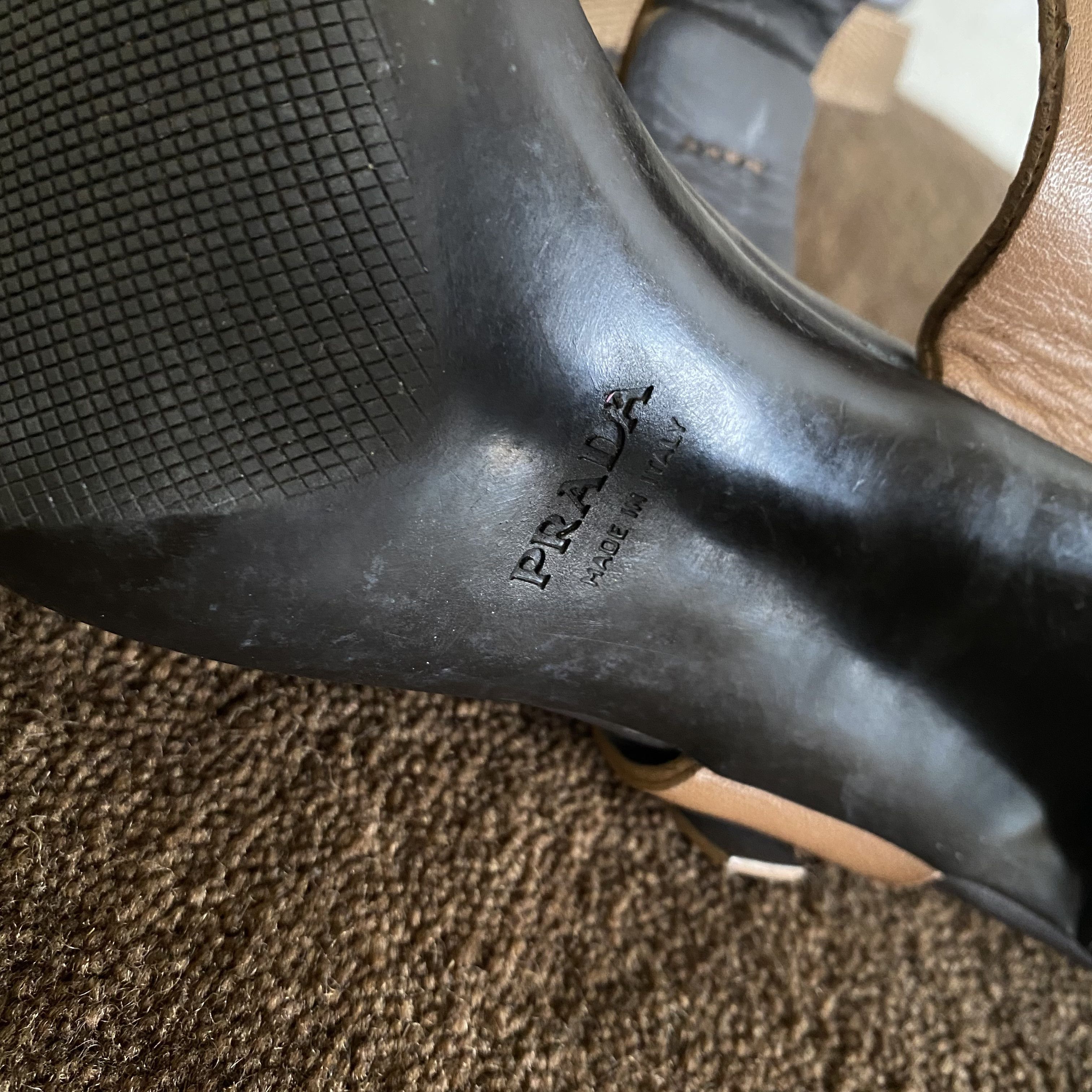 Prada Prada Sport Leather Side-Buckle Sandals Size US 6.5 / IT 36.5 - 7 Thumbnail