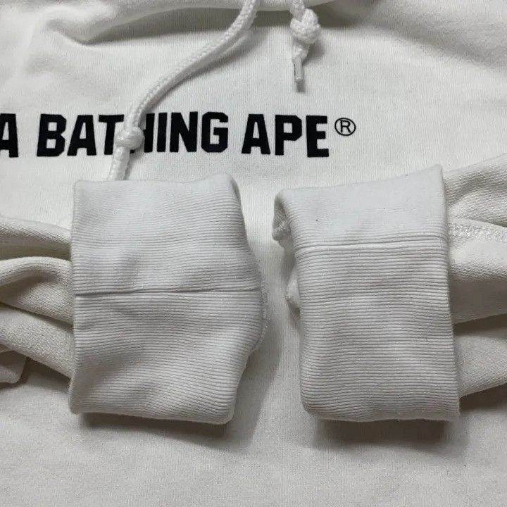Bape BAPE Men's White SS22 Logo Hoodie Size US L / EU 52-54 / 3 - 8 Thumbnail