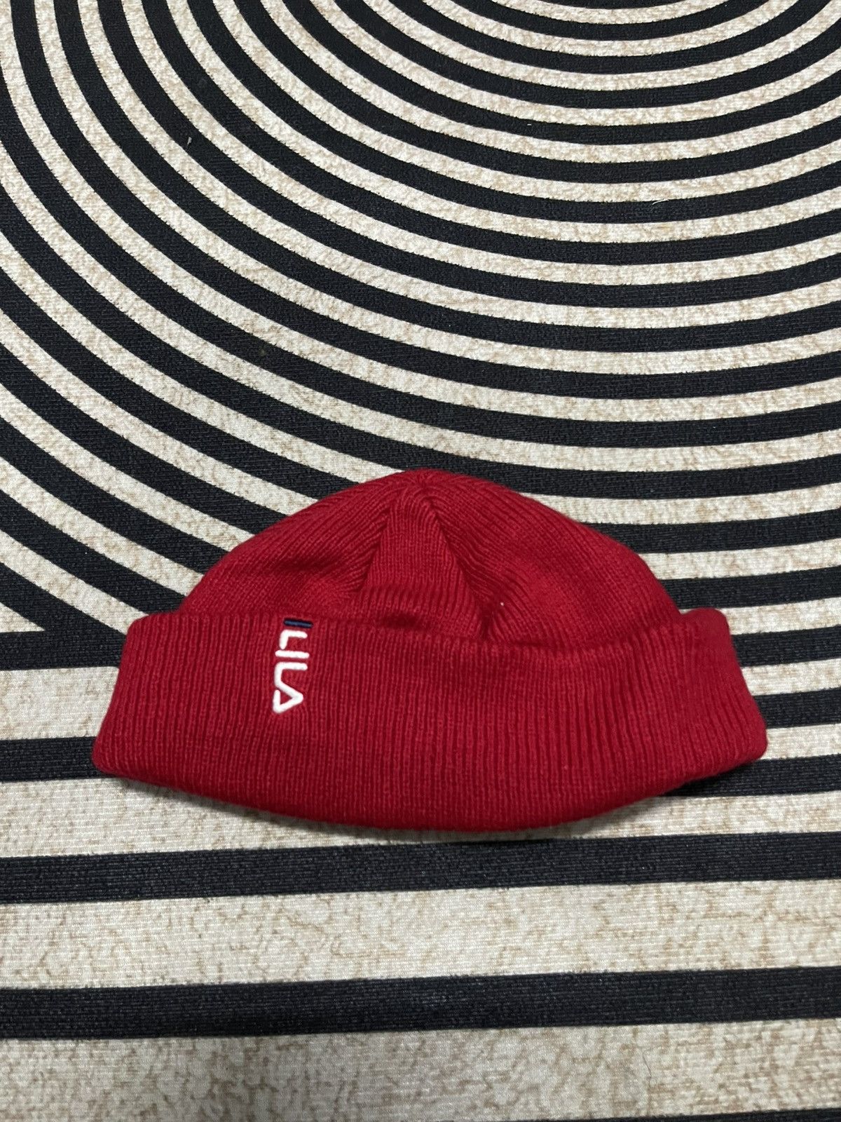 Fila 90s FILA EMBROIDERED BEANIE HAT Size ONE SIZE - 1 Thumbnail
