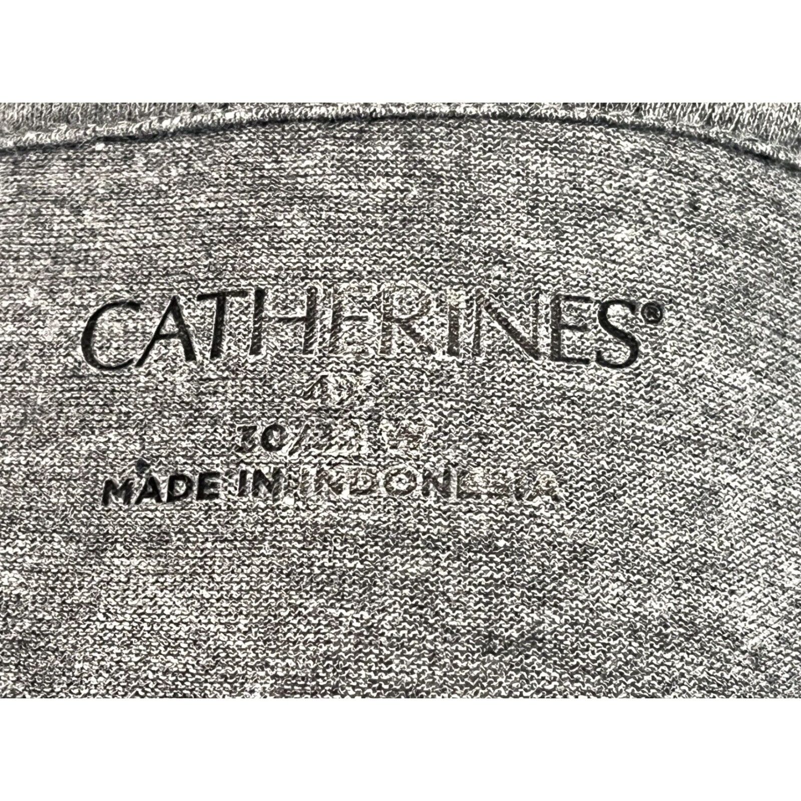 Vintage VINTAGE? No. Catherine’s Casual Gray Studded Top Shirt 4X Plus Women V-Neck Casual Top 4X Gray Studded Womens 30w 32w Size XXL / US 16-18 / IT 52-54 - 6 Thumbnail