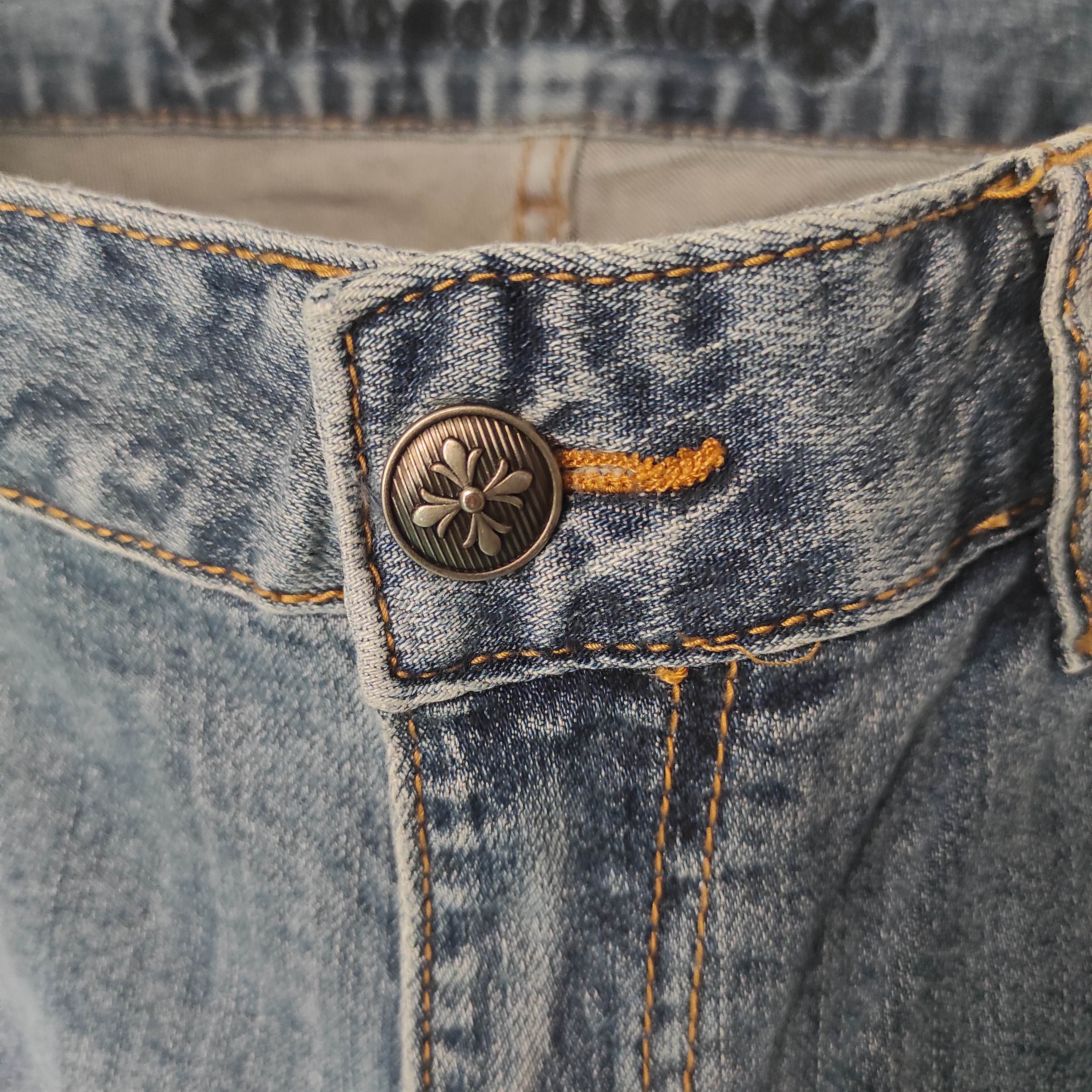 Hysteric Glamour Distressed Denim Chrome Hearts Style Size US 32 / EU 48 - 15 Thumbnail