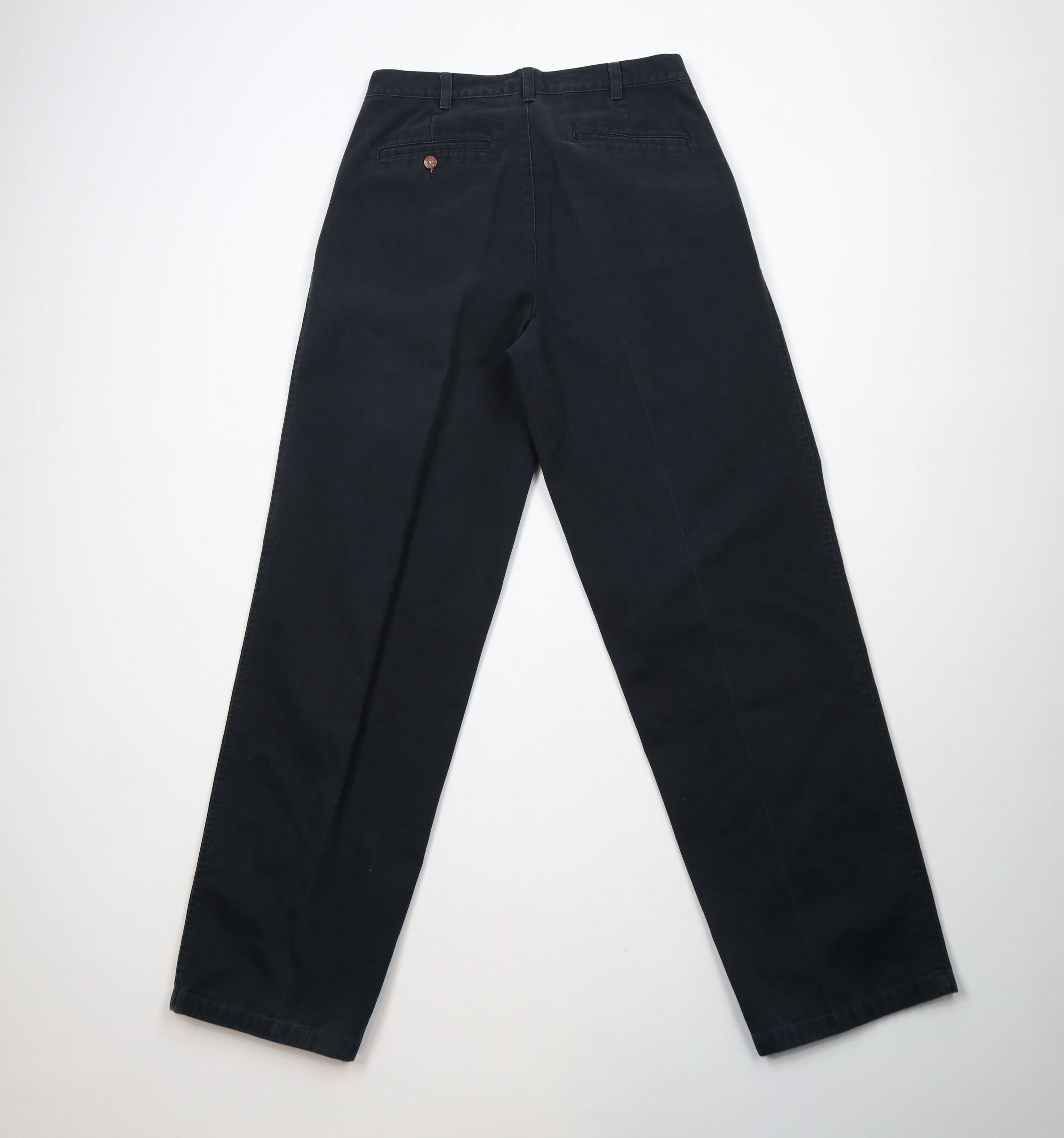 Vintage Vintage 90s Streetwear Straight Leg Chino Pants Black Size US 30 / EU 46 - 7 Thumbnail