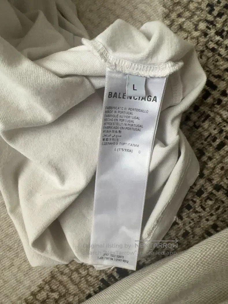 Balenciaga Balenciaga Logo letter pattern printed short-sleeve T-shir Size US L / EU 52-54 / 3 - 5 Thumbnail