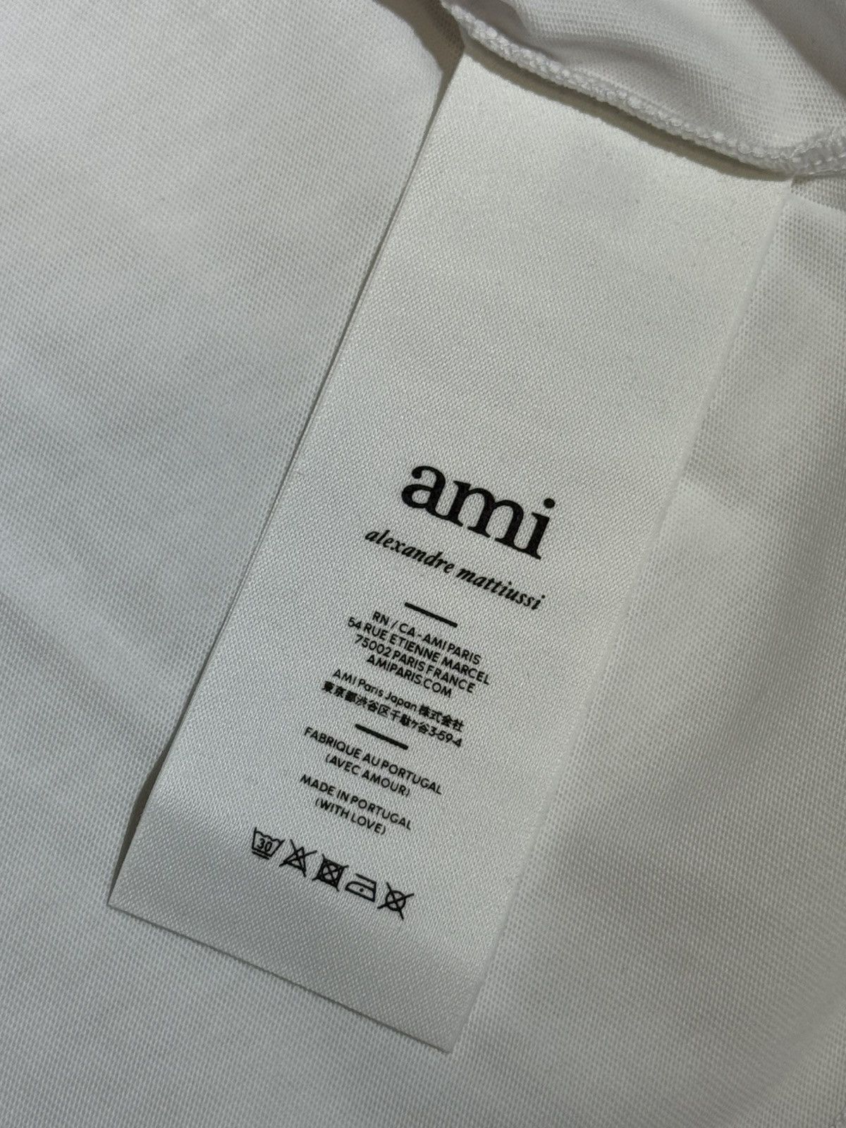 AMI Ami white t shirt Size US XS / EU 42 / 0 - 5 Thumbnail