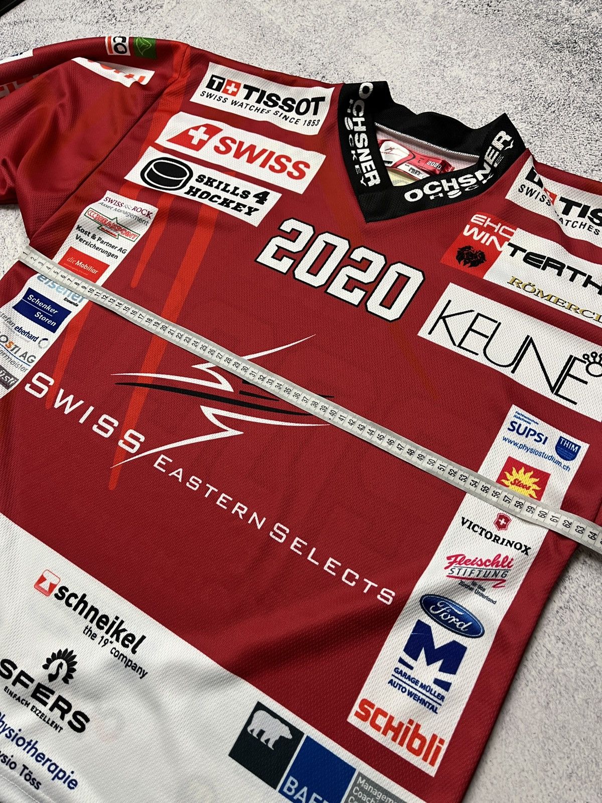 NHL Swiss Eastern Selects Team 2022 Signed Hockey Jersey Rare Size US L / EU 52-54 / 3 - 11 Thumbnail