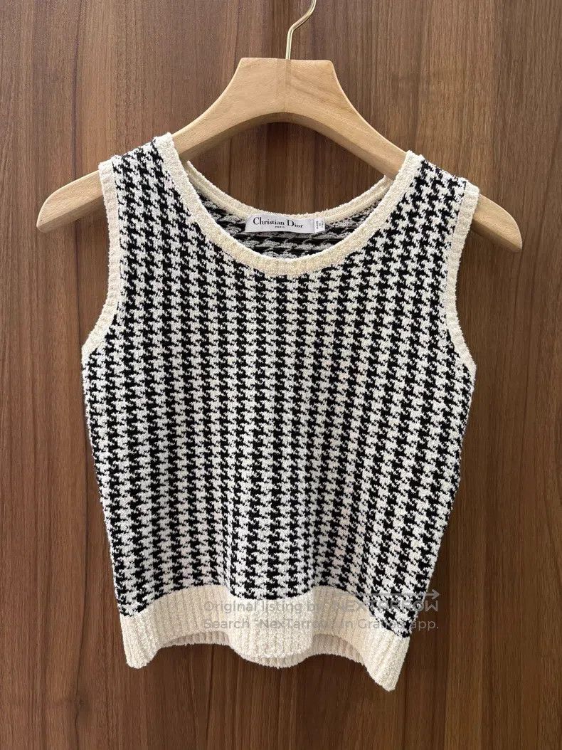 Dior Dior Thousand-bird check knitted suit Size XXS / US 00 / IT 34 - 3 Thumbnail