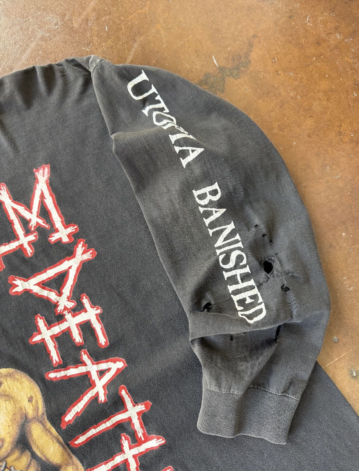Vintage vintage 90s rare napalm death grunge euro longsleeve shirt Size US XL / EU 56 / 4 - 4 Thumbnail