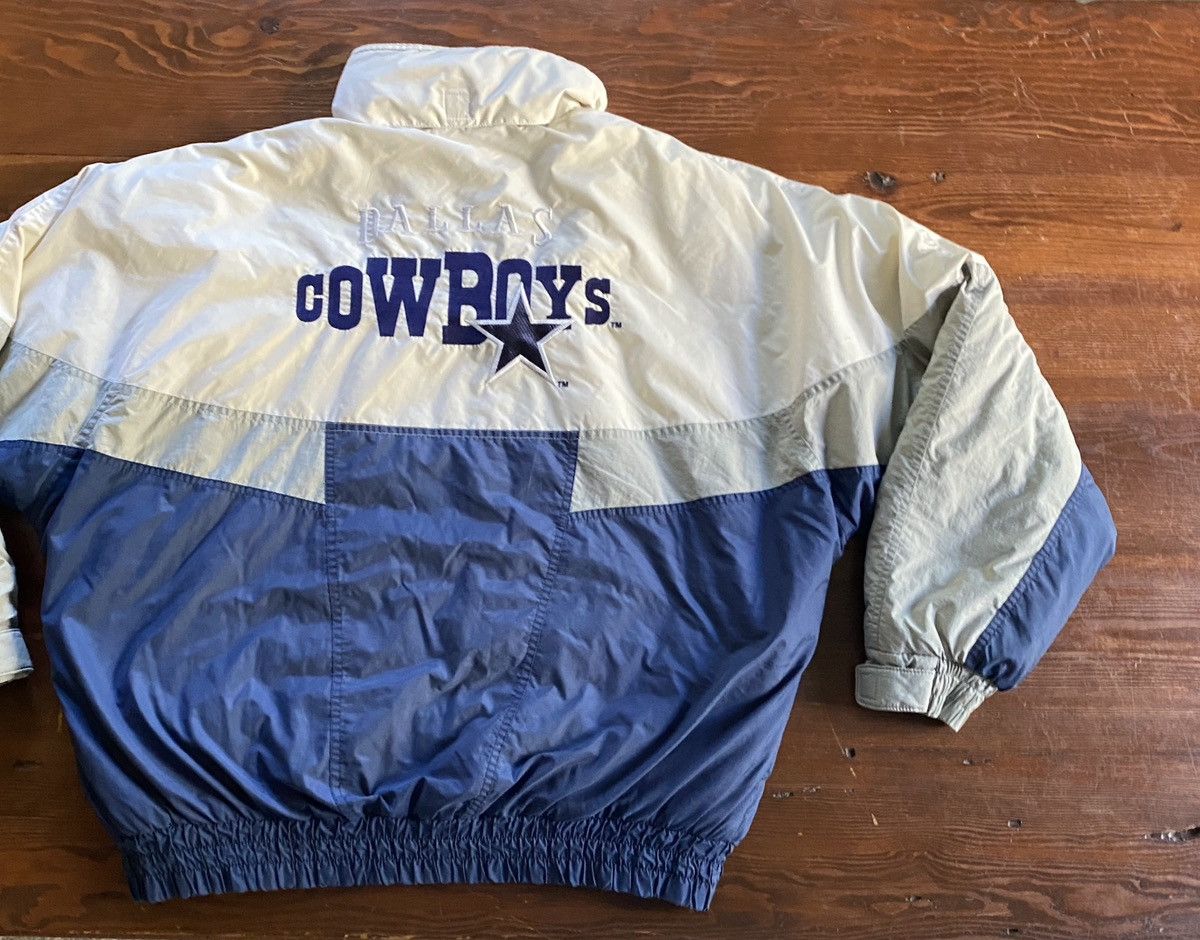 image of 90’S Dallas Cowboys Nfl Game Day Puffer Jacket, Men's (Size XL)