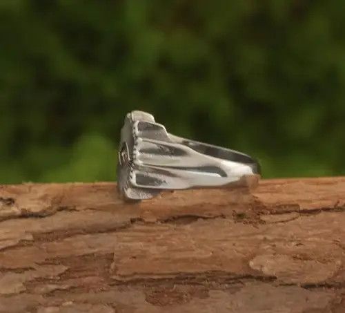 Jewelry 925 Sterling Silver Vintage Red Eye Ring Size ONE SIZE - 5 Thumbnail
