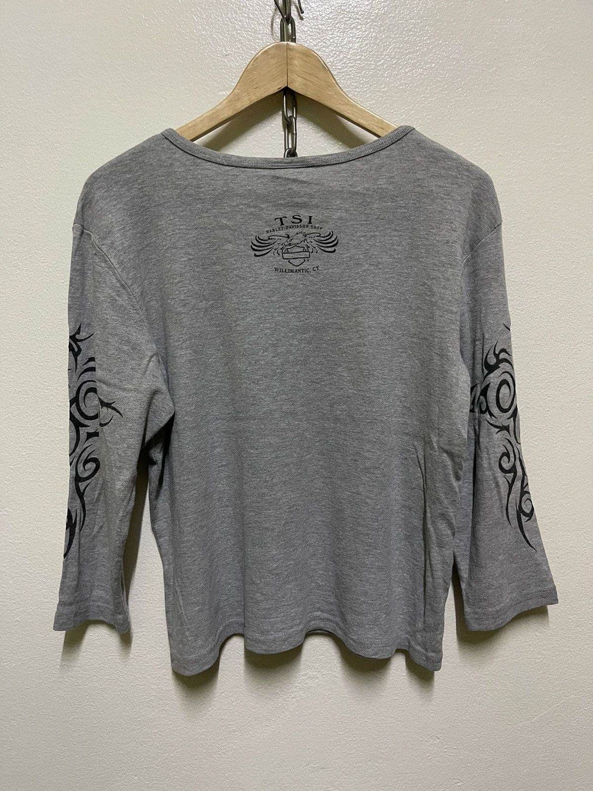 Harley Davidson × Vintage Harley Davidson Flame Sleeve Size XL / US 12-14 / IT 48-50 - 9 Thumbnail