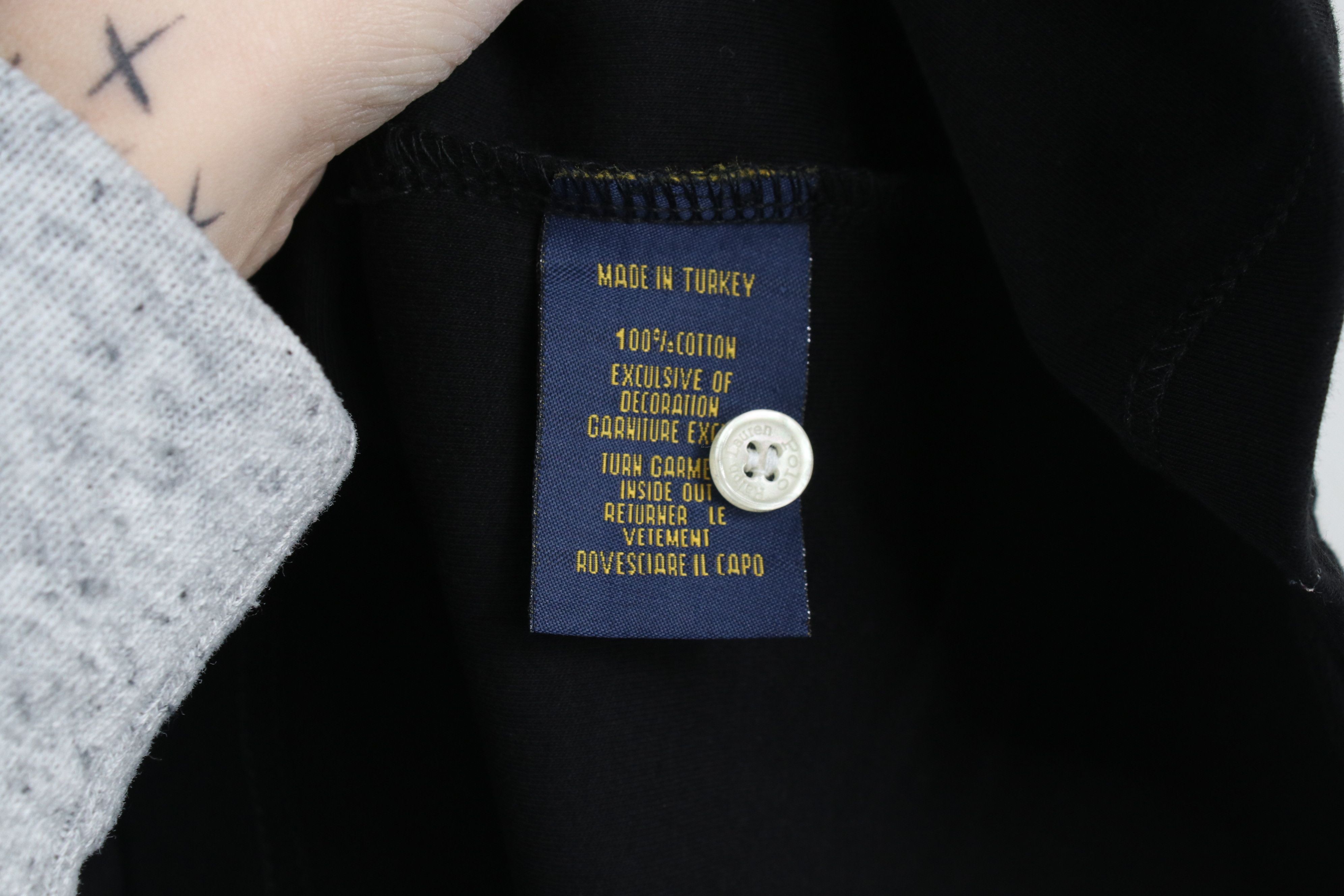 Ralph Lauren × Vintage Ralph Lauren Soft Cotton Touch Short Sleeve Polo Shirt Black Size US L / EU 52-54 / 3 - 9 Thumbnail