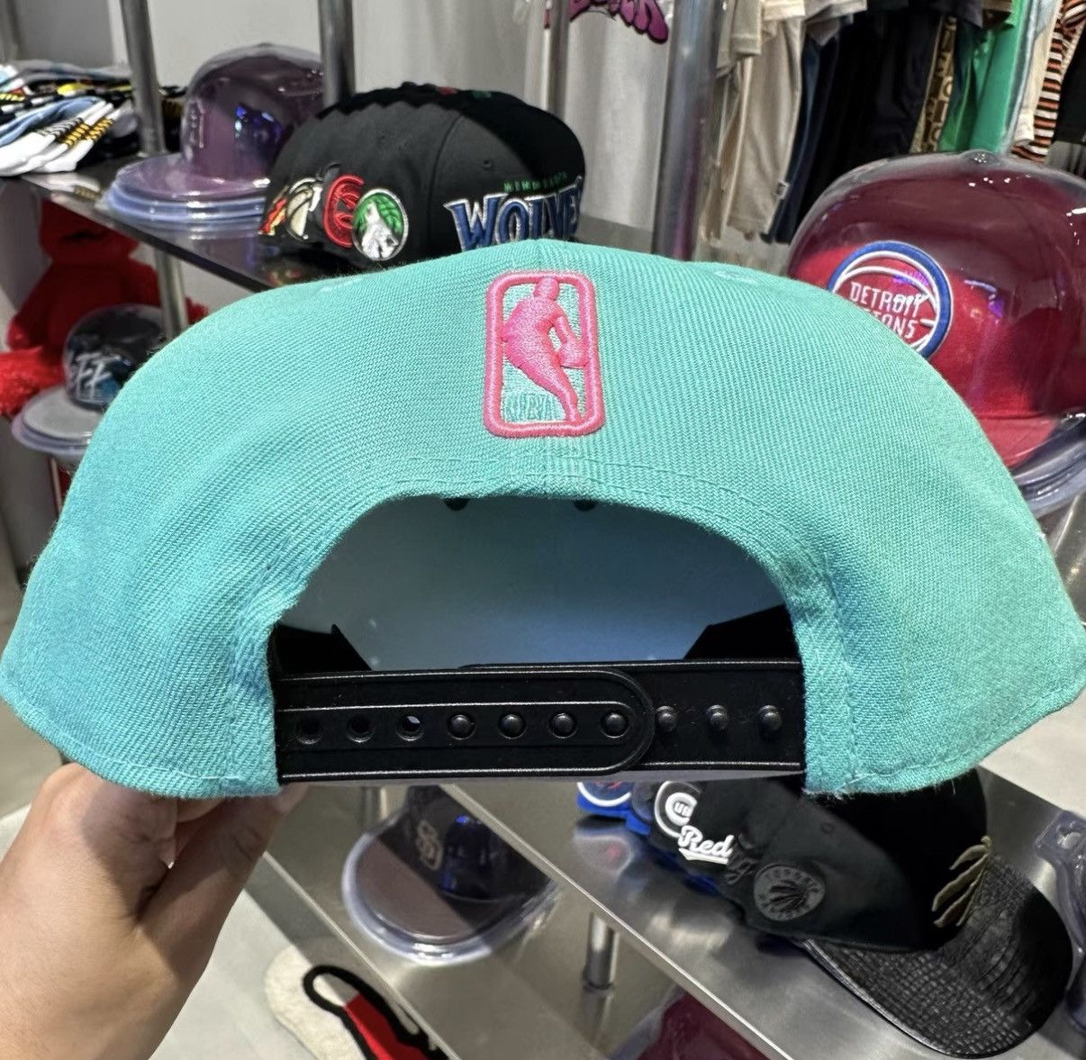 New Era New Era NBA San Antonio Spurs Flat Brim Baseball Cap J32 Size ONE SIZE - 3 Thumbnail