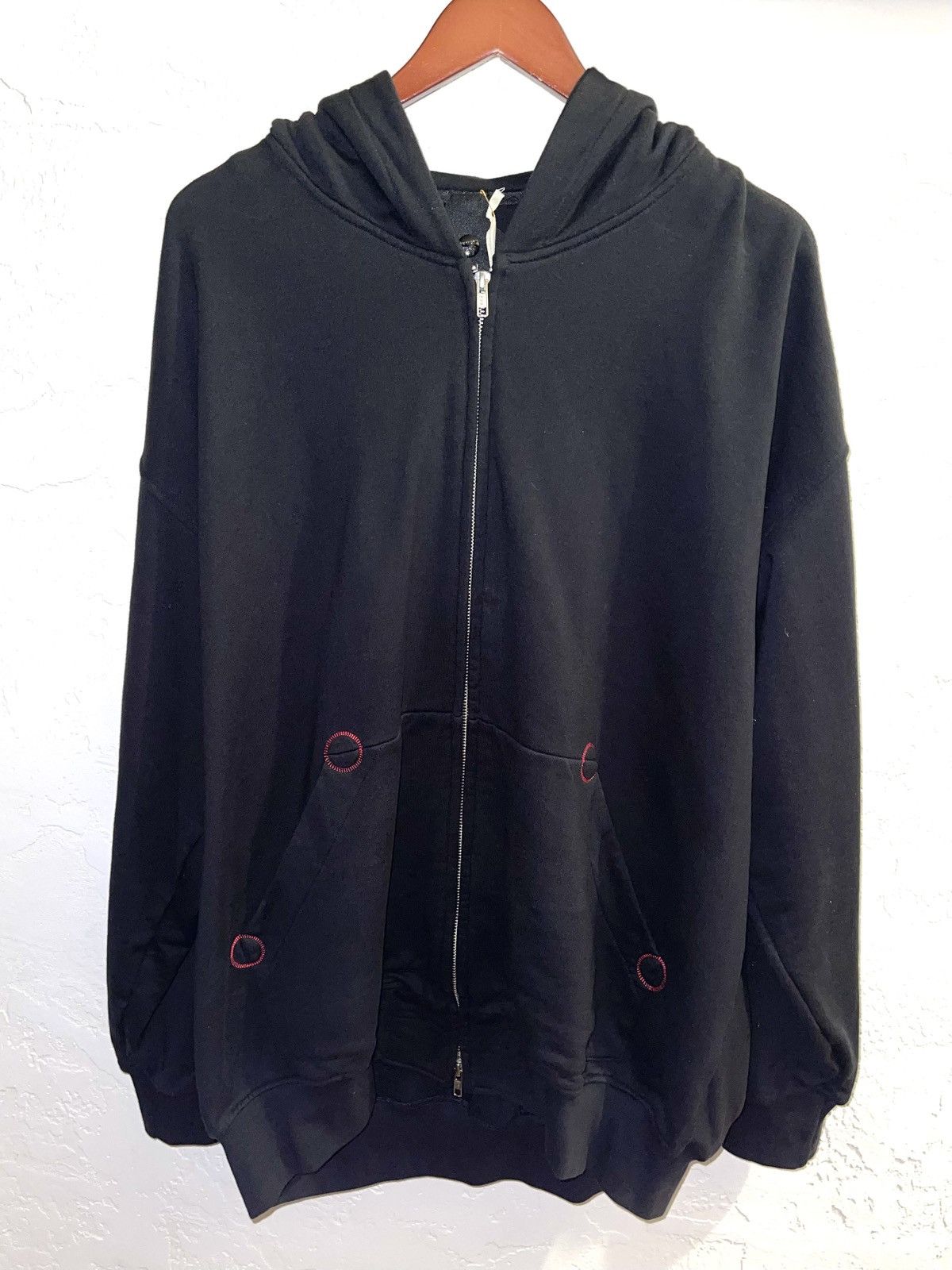 Bernhard Willhelm RARE Bernhard Willhelm GYM Black Pig Ears Zip-up Hoodie Size US L / EU 52-54 / 3 - 5 Thumbnail