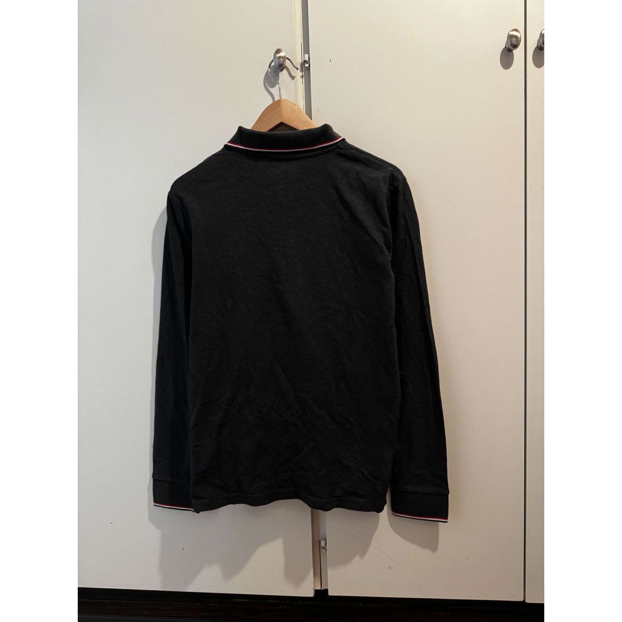 Moncler Moncler Long Sleeve Piqué Polo Size US L / EU 52-54 / 3 - 5 Thumbnail