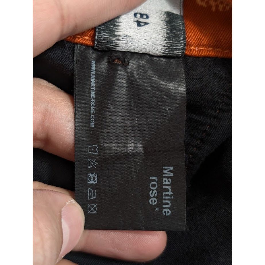 Martine Rose o1rshd1 Printed Cotton Twill Cargo Trousers in Orange Size US 32 / EU 48 - 23 Thumbnail