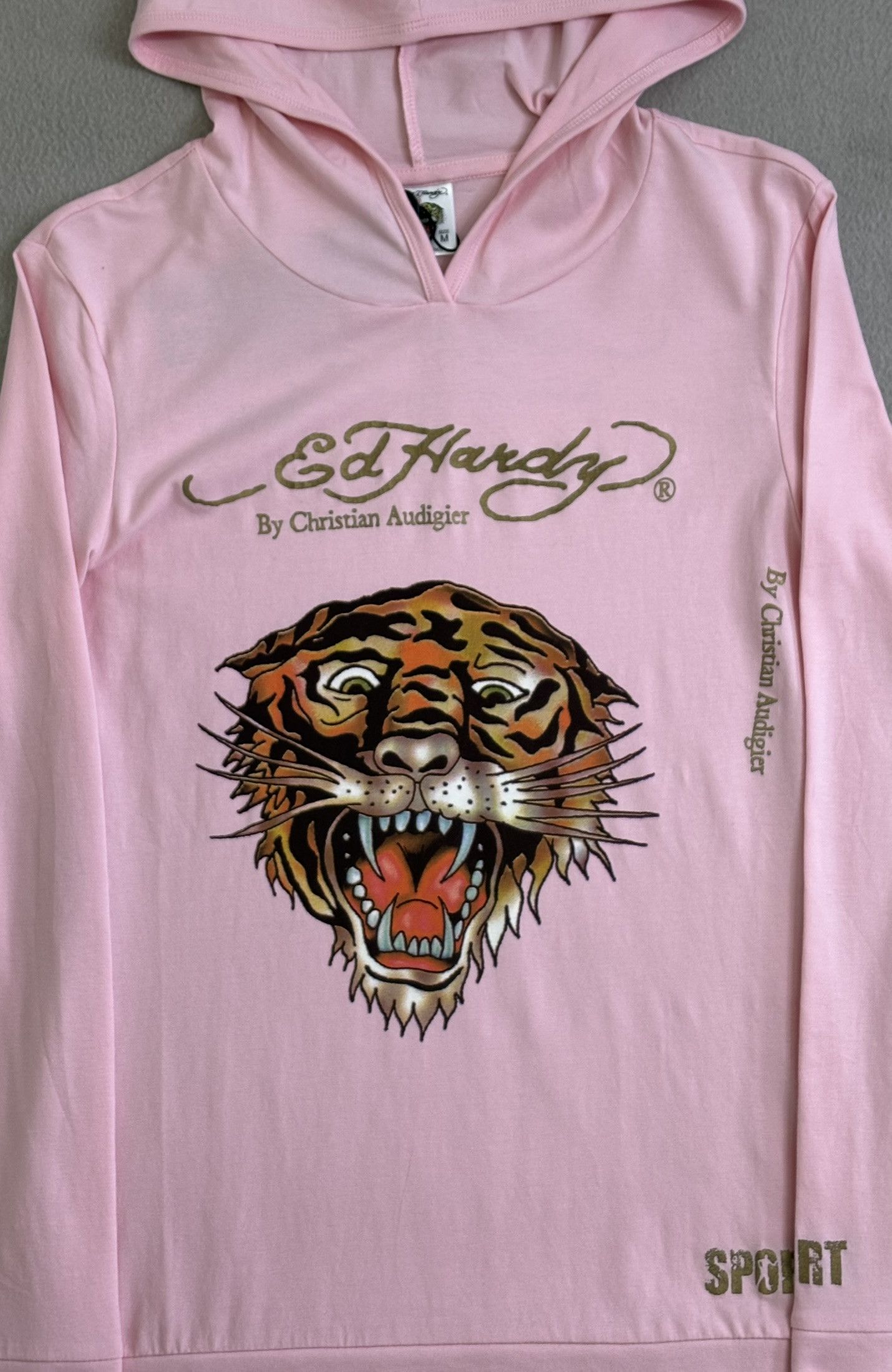 Christian Audigier × Ed Hardy Ed Hardy Sport Pink Hoodie Size M Size M / US 6-8 / IT 42-44 - 5 Thumbnail