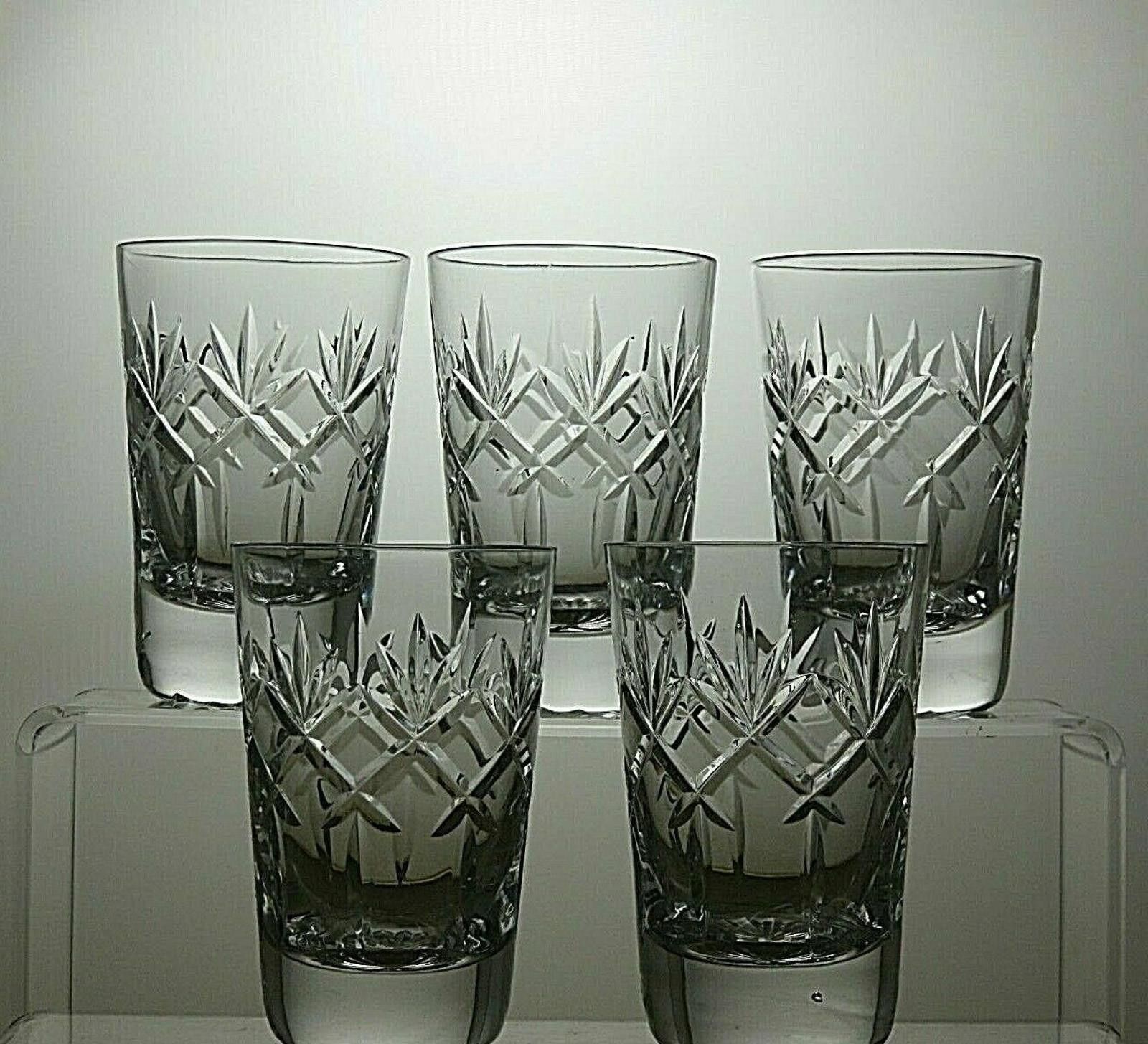 Other Webb Corbett Crystal Set Of 5 Prince Charles Cut Tumblers Size ONE SIZE - 3 Thumbnail