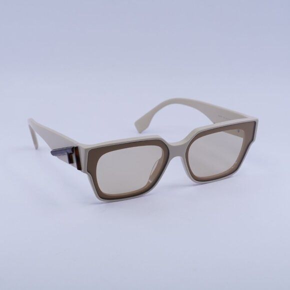 Fendi 🕶️ New Fendi FE40099I 57E Sunglasses - Beige Frame, Brown Size ONE SIZE - 6 Thumbnail
