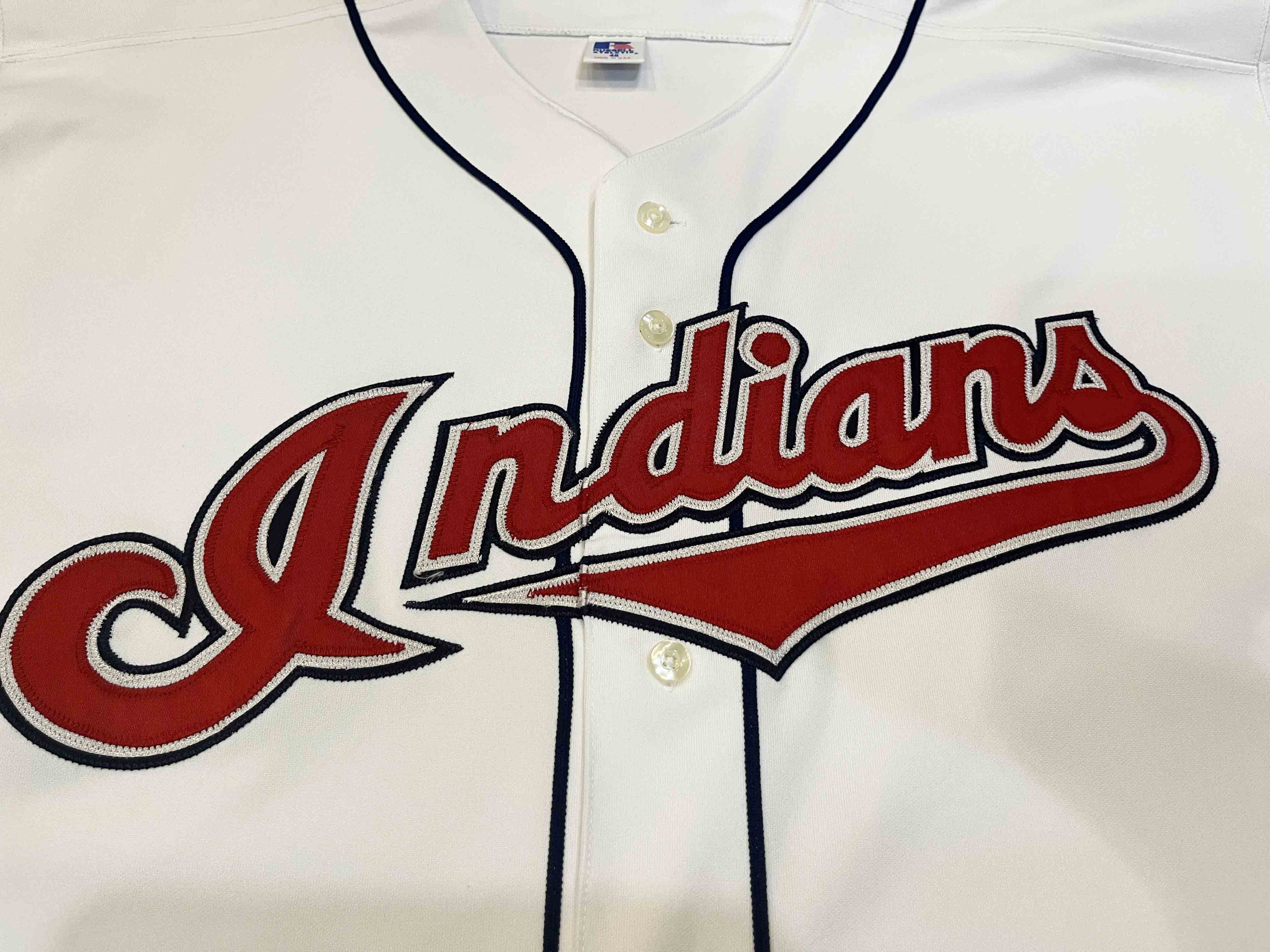 Cleveland Indians selling Russell athletic jerse