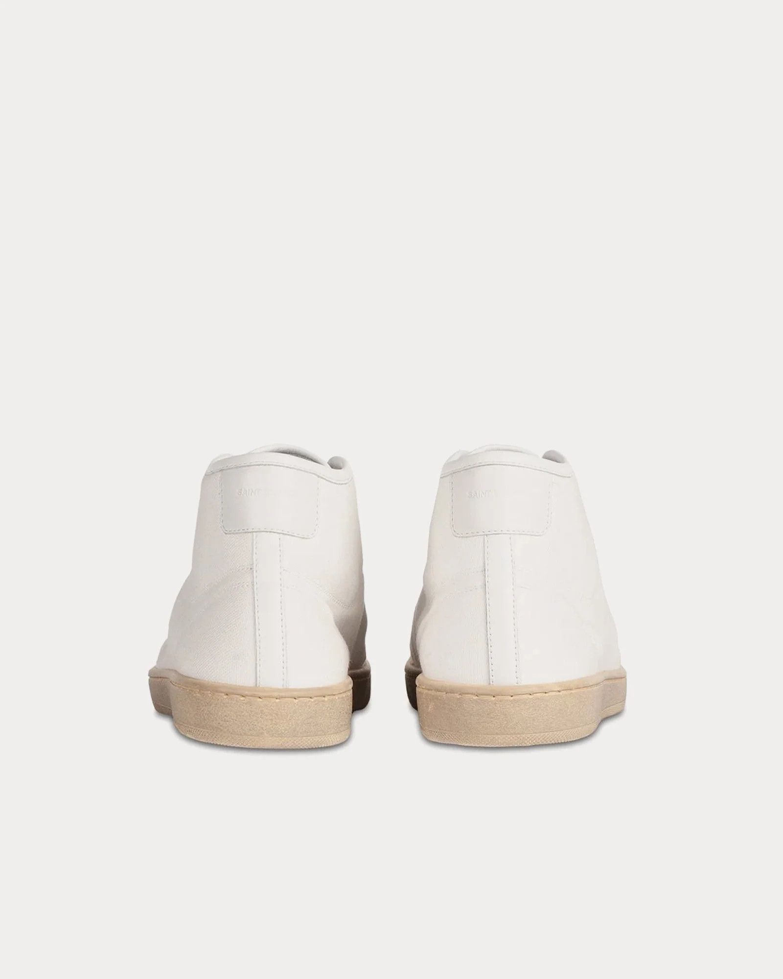 Saint Laurent Paris o1s1wg111024 SL/39 Mid-TopSneakers Canvas and Leather Size US 9 / EU 42 - 3 Thumbnail
