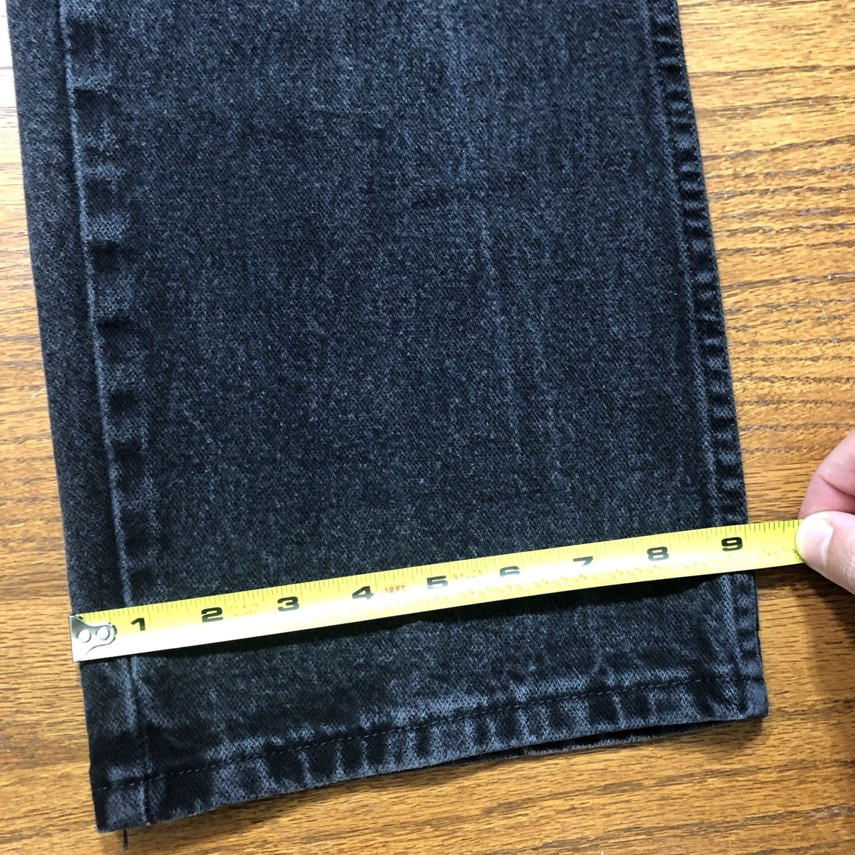 Wrangler VINTAGE Wrangler Cowboy Cut Jeans 38x30 Black Denim Slim Fit 5-Pocket USA Logo Cowboy Cut 933 Mens Size US 38 / EU 54 - 7 Thumbnail
