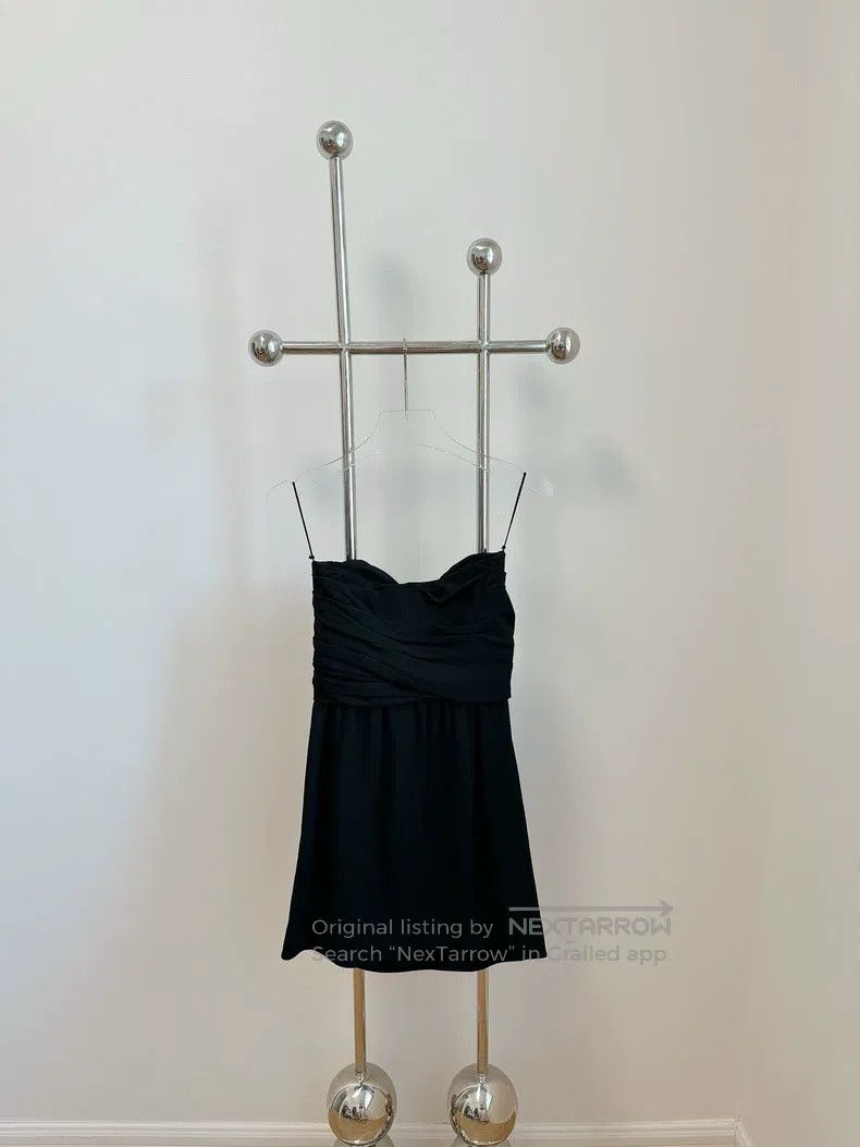 Saint Laurent Paris Saint Laurent Paris Black Tube Dress Size XXS / US 00 / IT 34 - 2 Thumbnail