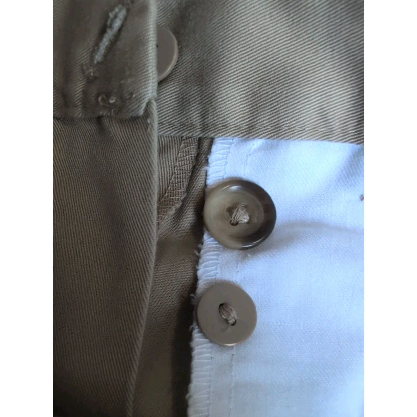 Lands' End Lands End Women Shorts 8 Khaki Tan Zipup Bermuda Pockets Elastic Flat Front Slim Fit Casual Summer Women’s Pants Size 30" / US 8 / IT 44 - 6 Thumbnail